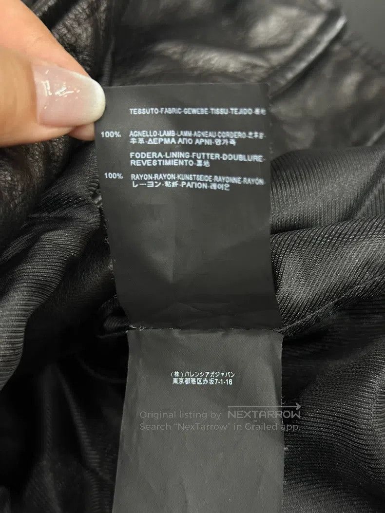 Balenciaga Balenciaga Black motorcycle leather coat Size XS / US 0-2 / IT 36-38 - 6 Thumbnail