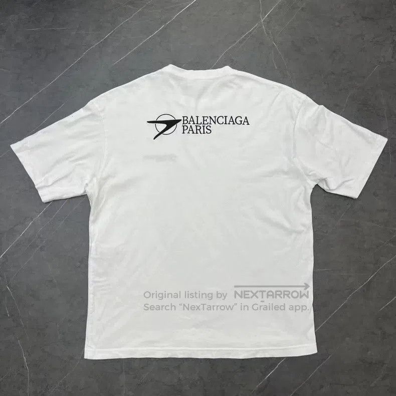 Balenciaga Balenciaga Embroidered boomerang logo short-sleeve M Size US M / EU 48-50 / 2 - 2 Thumbnail