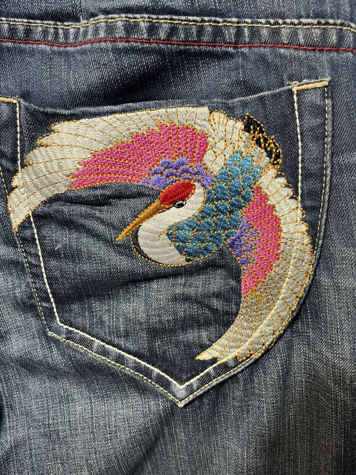 Japanese Brand Osaka Big Train Y2K Streetwear Japan Jeans Embroidered Logo Size US 30 / EU 46 - 3 Thumbnail