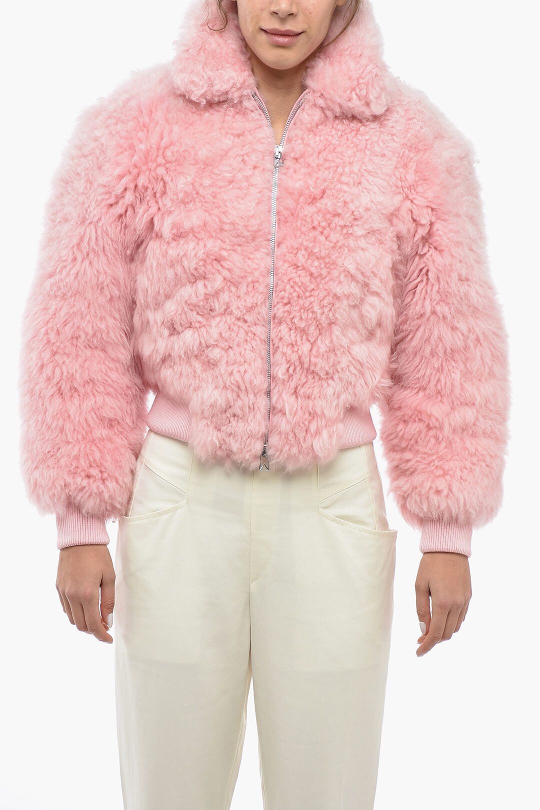 image of Bottega Veneta O1Dk11S1223 Jacket In Pink, Women's (Size XS)