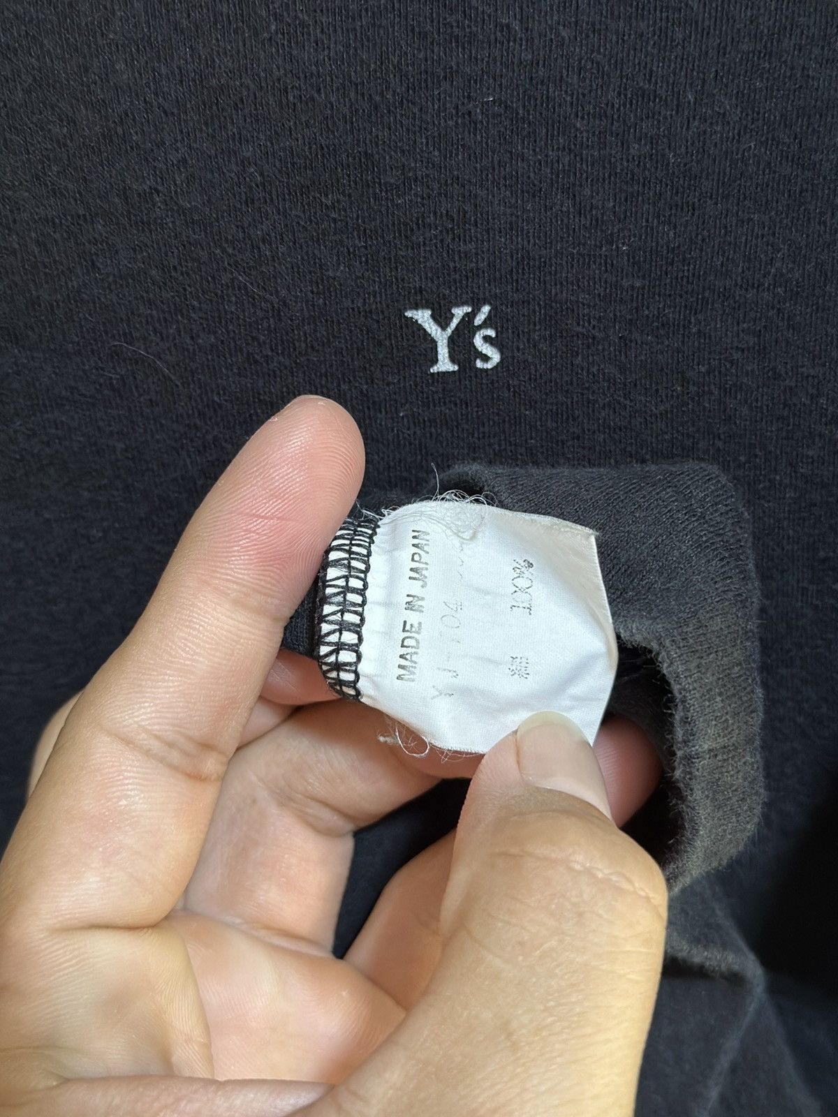 Japanese Brand × Vintage × Yohji Yamamoto Vintage Yohji Yamamoto Y’S Basic Tee Size US M / EU 48-50 / 2 - 6 Thumbnail