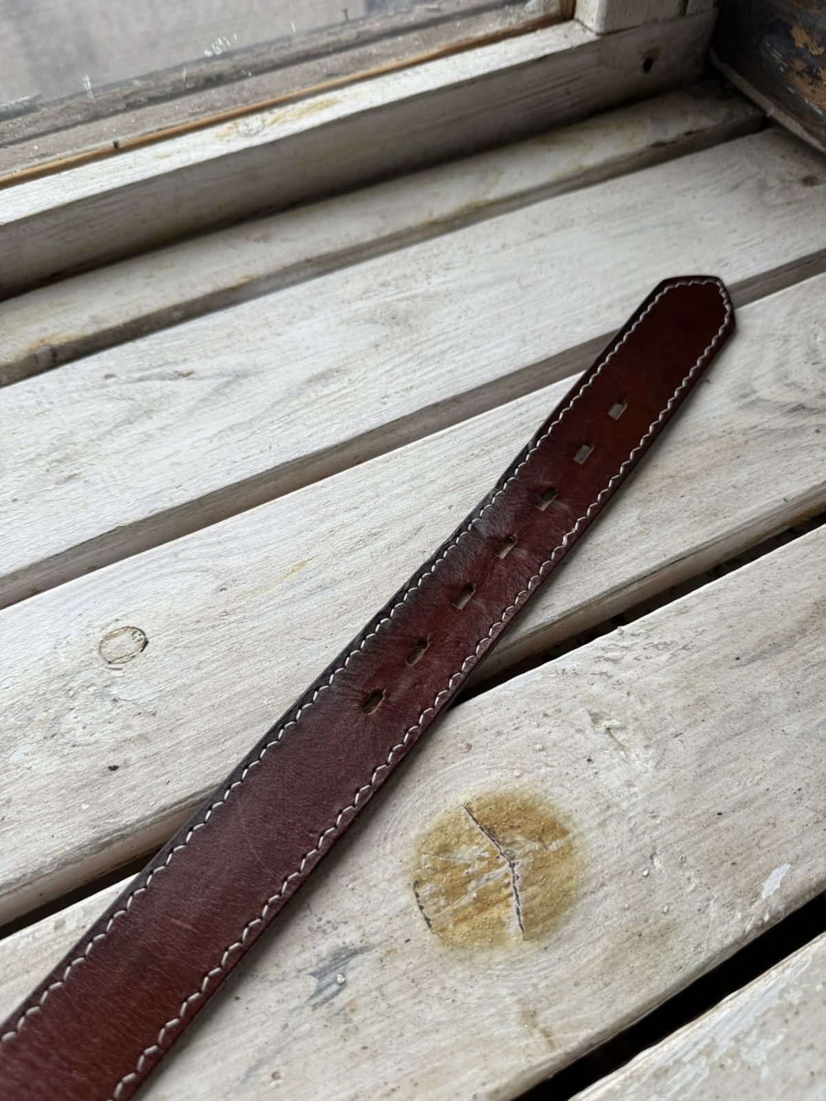 Leather × Vintage Vintage 90s belt USA Cowboy Jack Daniels orginal Size ONE SIZE - 4 Thumbnail