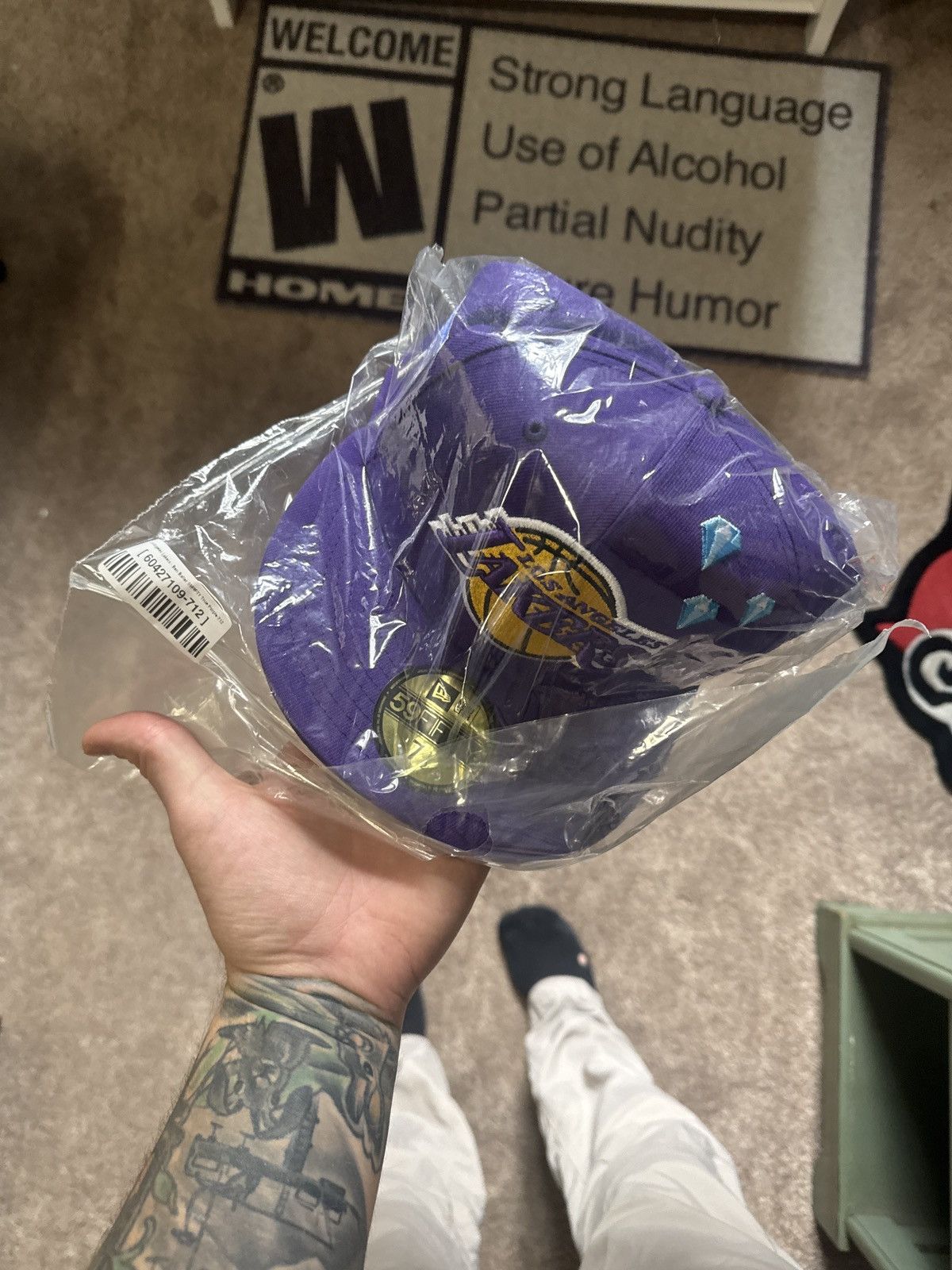 Ben Baller Ben Baller x New Era x Lakers Official Collab Hat Size ONE SIZE - 6 Thumbnail