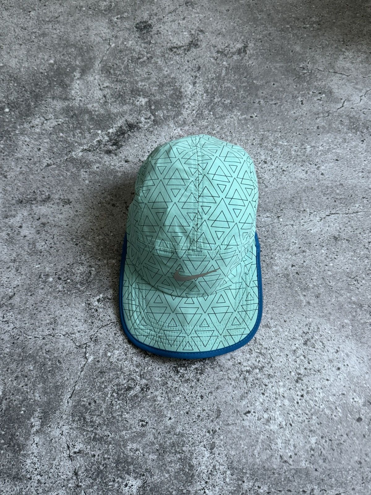 Nike × Vintage Vintage Nike blue 5 panel cap hats Size ONE SIZE - 4 Thumbnail
