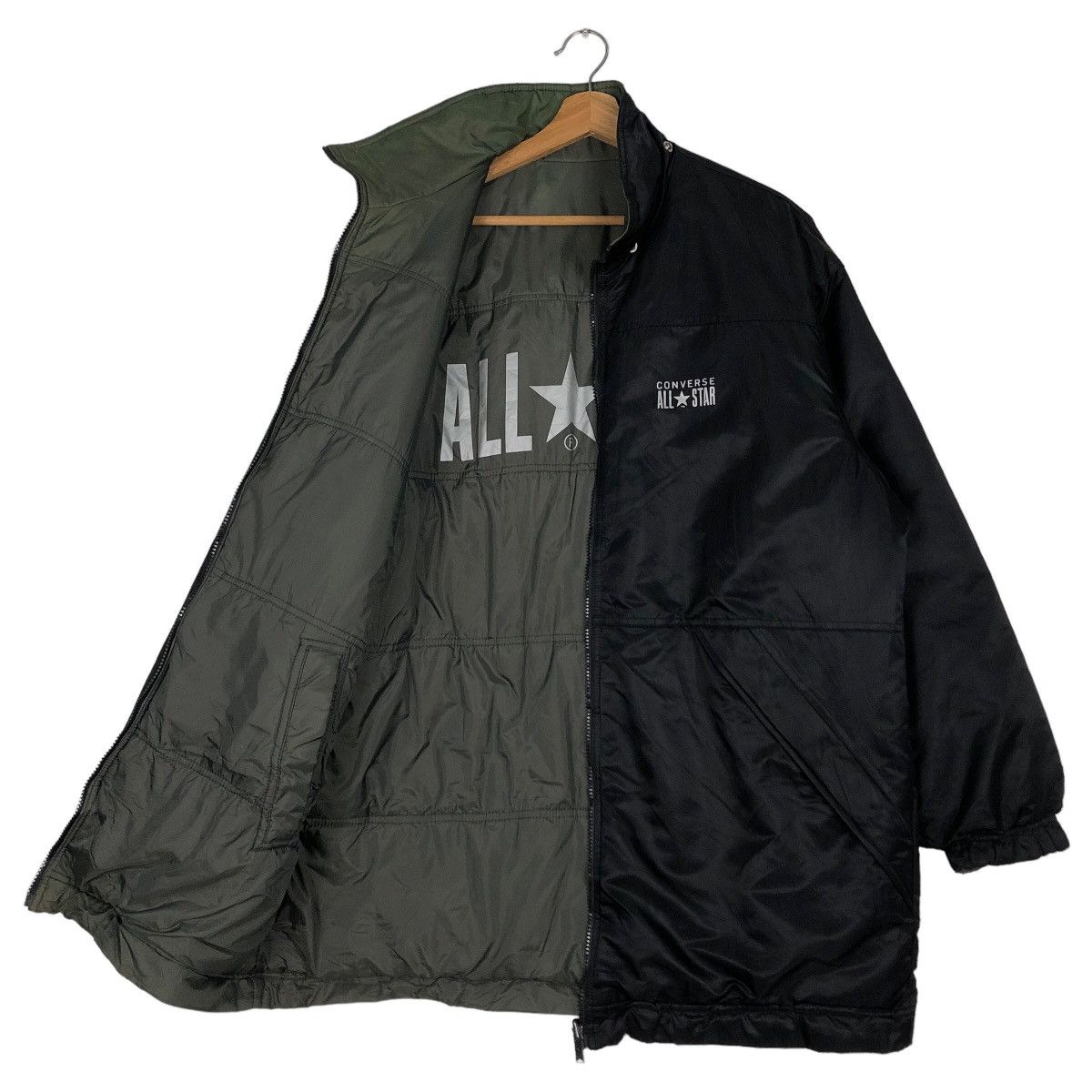 Japanese Brand 🔥Vintage Puffer Down Parka Jacket Converse All Star Size US M / EU 48-50 / 2 - 9 Thumbnail