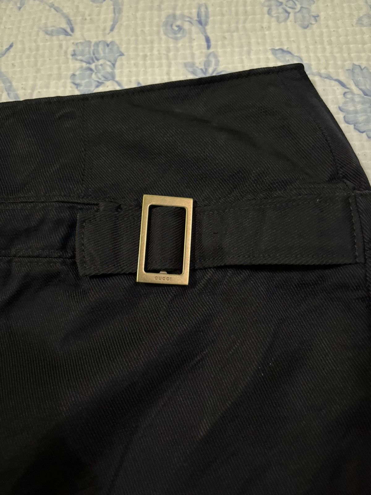 Gucci Gucci Cotton Silk Black Skirt Size 28" / US 6 / IT 42 - 7 Thumbnail