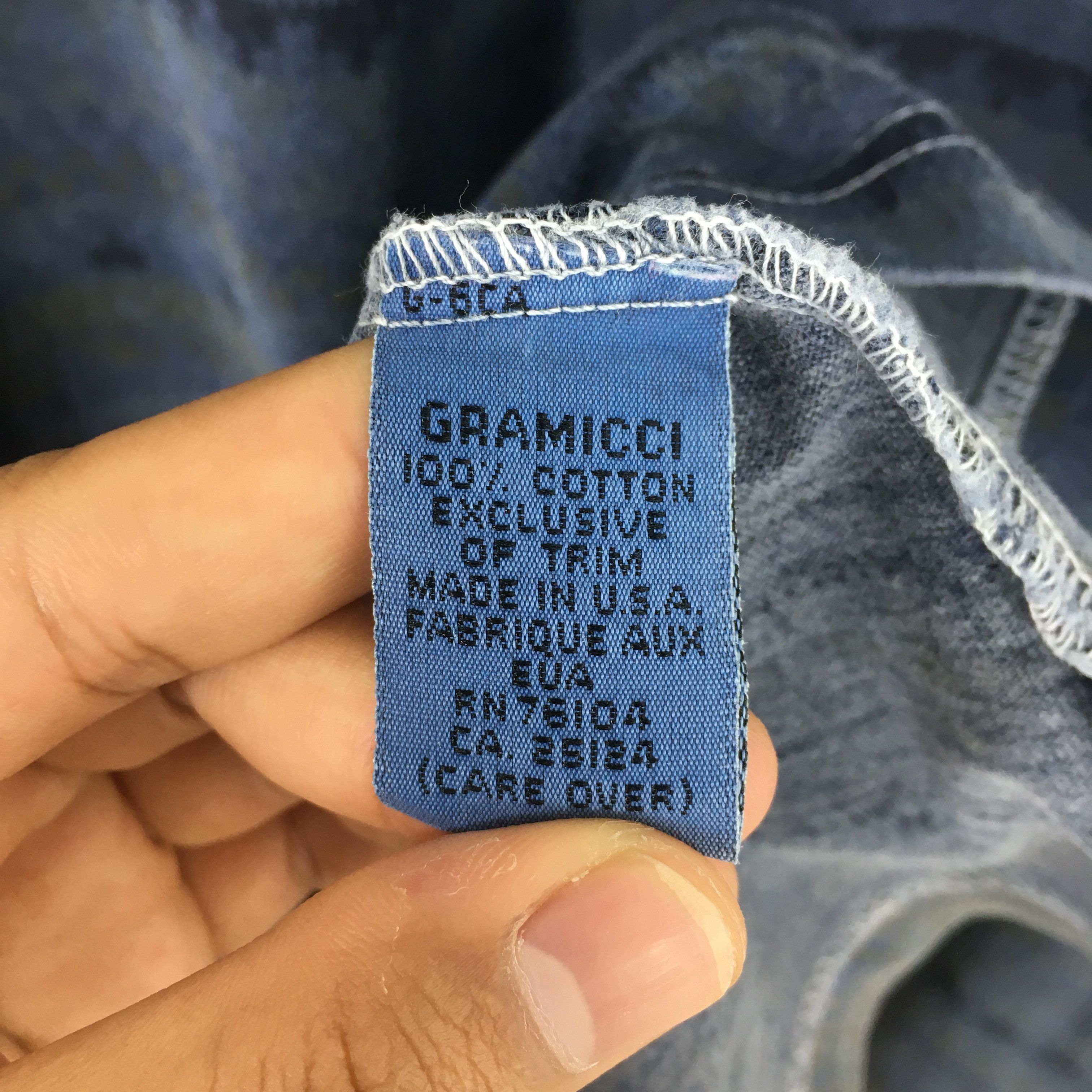 Gramicci × Vintage Vintage Gramicci Blue Stripes T shirt Medium Size US M / EU 48-50 / 2 - 6 Thumbnail