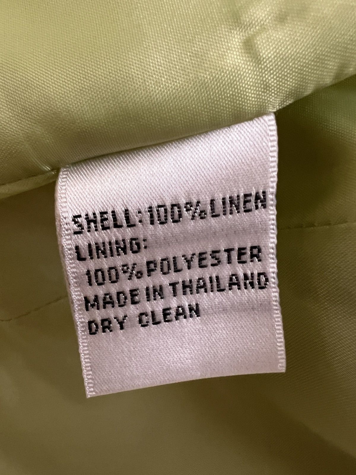 Talbots Talbots Lime Green 100% irish linen Button-Front Blazer Size S / US 4 / IT 40 - 6 Thumbnail