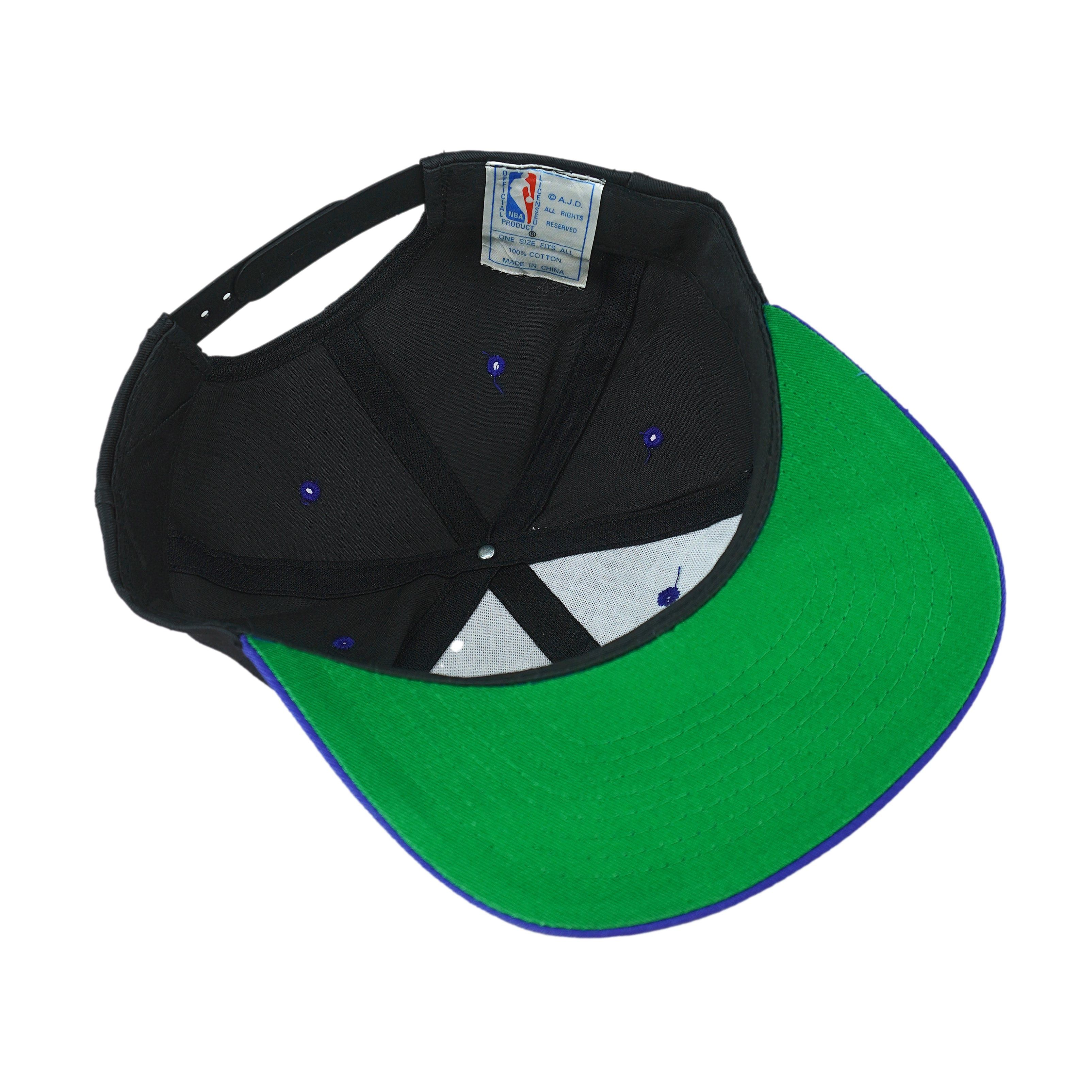 NBA A.J.D. - New Jersey Nets Snapback Hat 1990s Size ONE SIZE - 4 Thumbnail