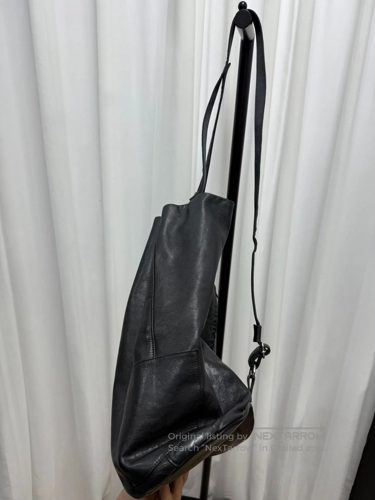 Y's Yohji Yamamoto Y's Leather Bucket Bag. Size ONE SIZE - 3 Thumbnail