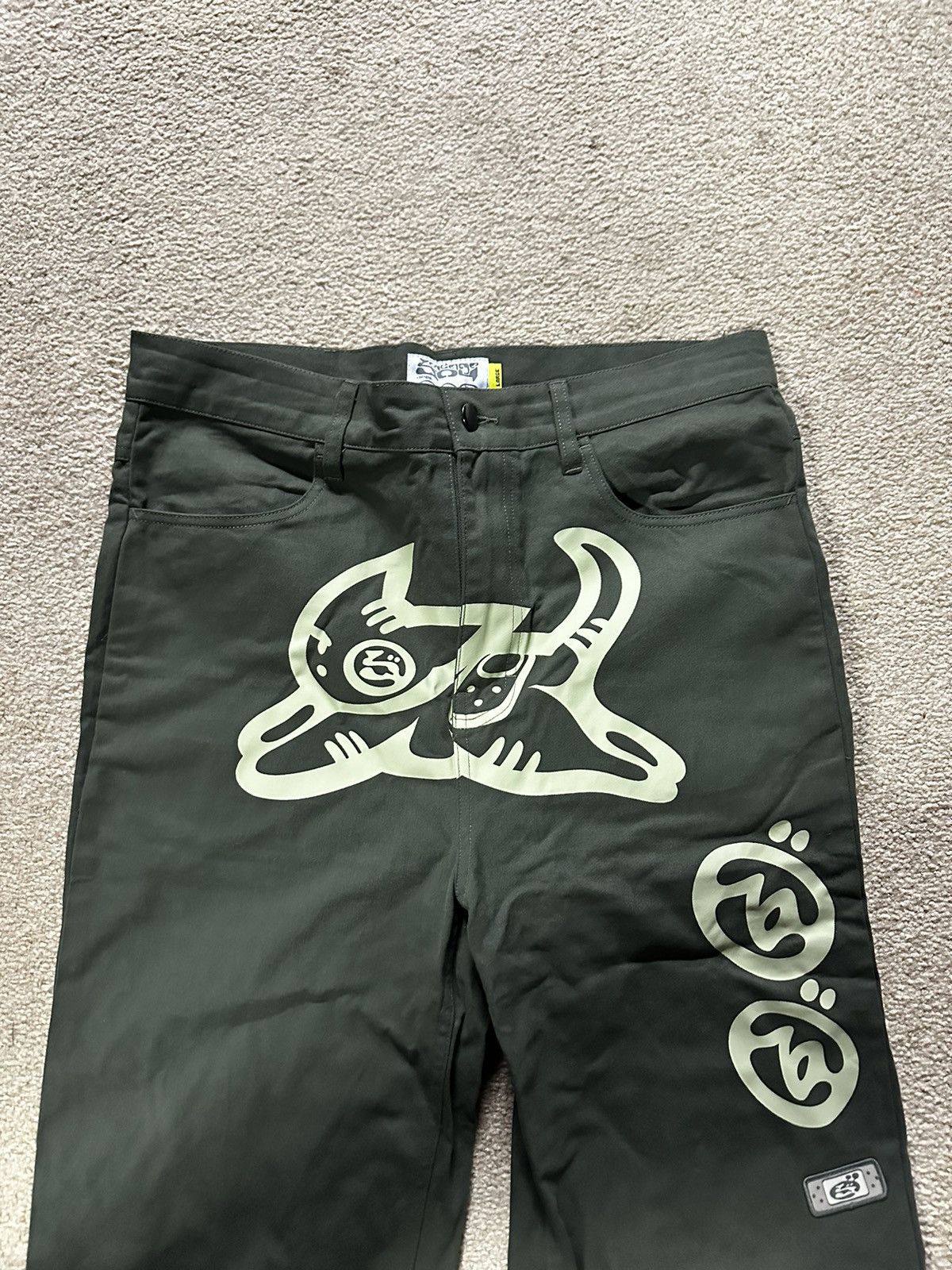 Designer Bandage boy yalocaloffgod running cat pants Size US 28 / EU 44 - 2 Thumbnail