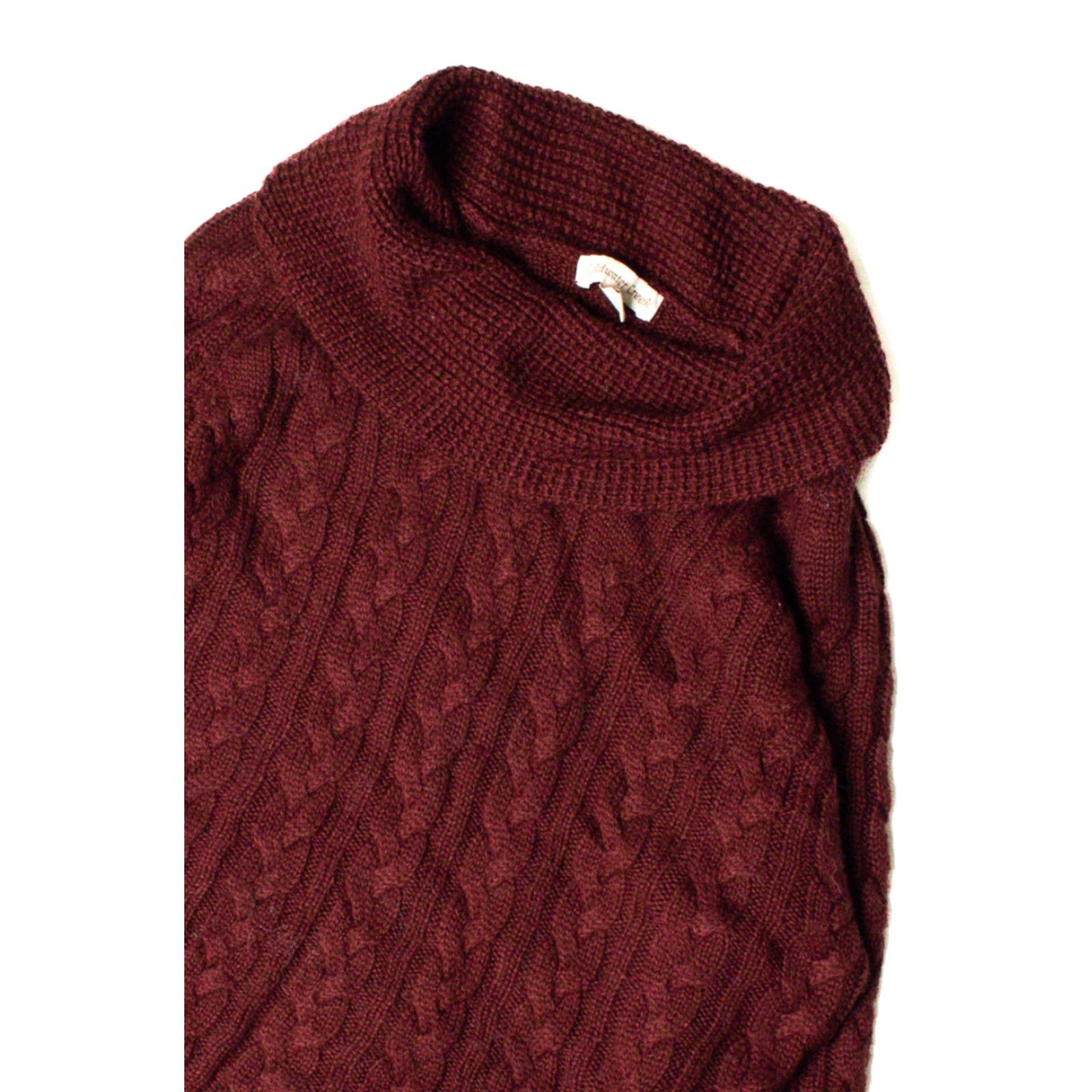 Coldwater Creek VINTAGE Coldwater Creek Fisherman Sweater Large Mauve Cable Stitch Knit Shirt Adult Large Mauve Pink Womens Size L / US 10 / IT 46 - 2 Thumbnail