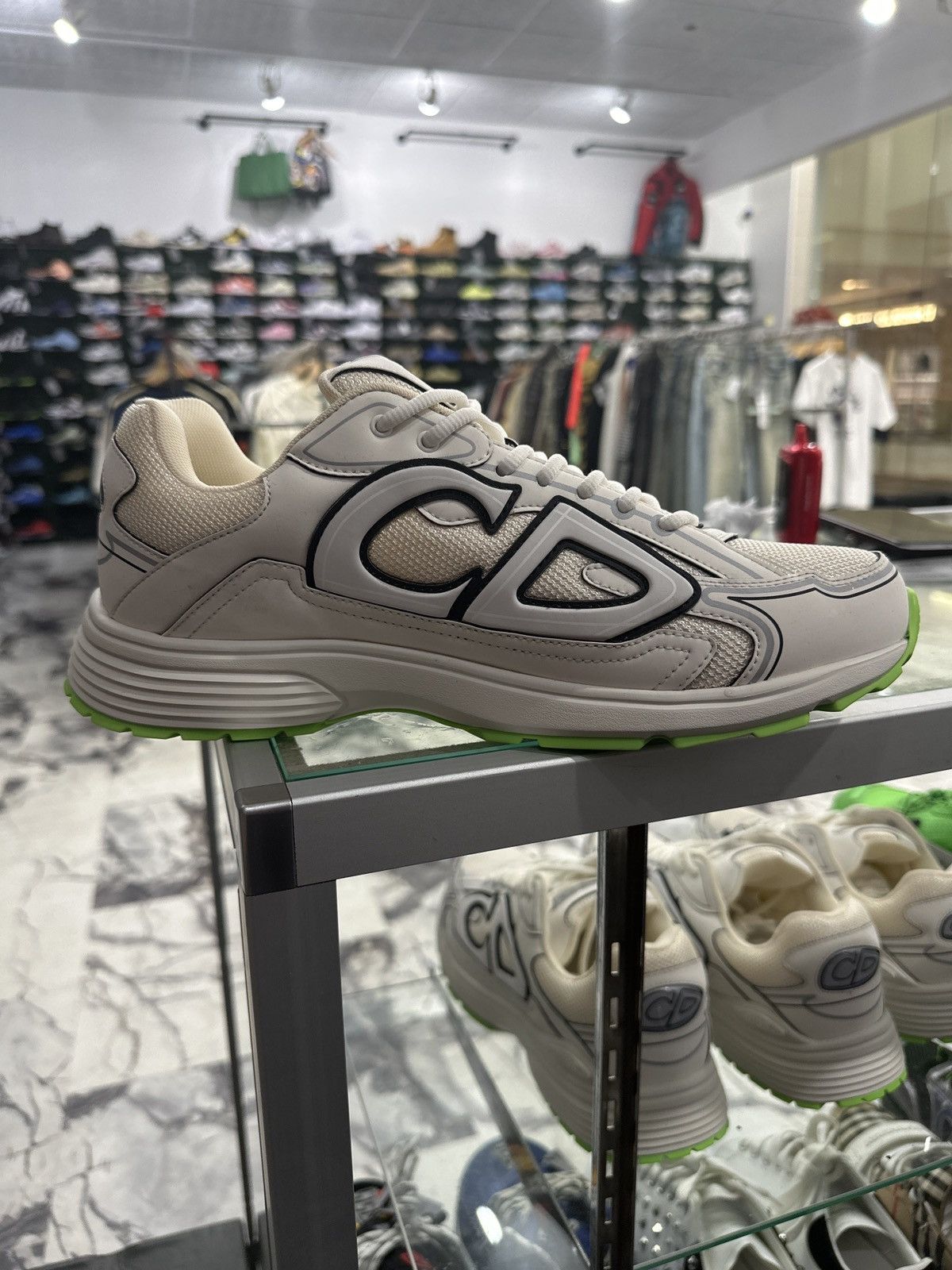 Dior Dior B30 ‘Cream Green’ Size US 10 / EU 43 - 2 Thumbnail