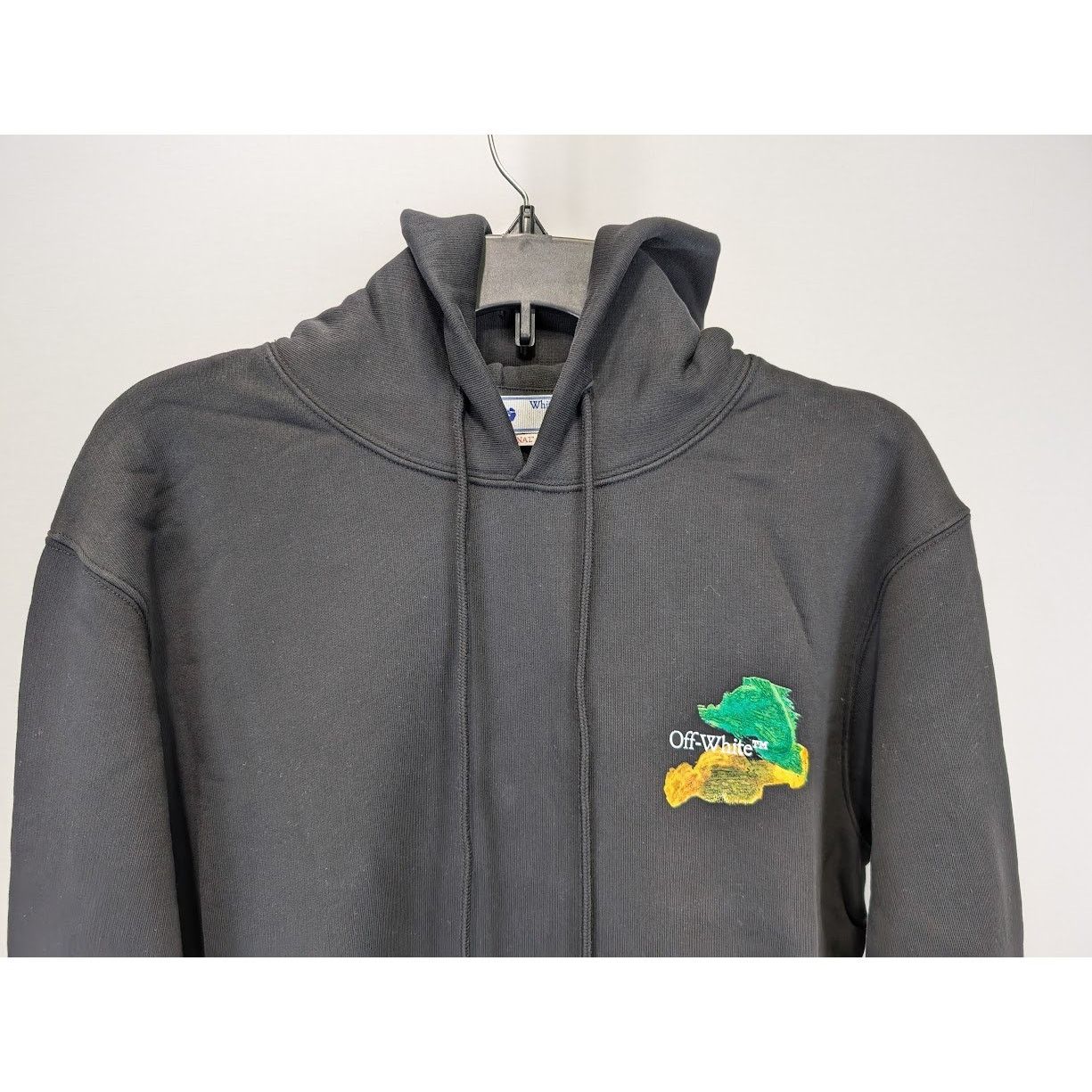 Off-White o1rshd1 Brush Arr Slim Hoodie in Black Multicolor Size US S / EU 44-46 / 1 - 5 Thumbnail