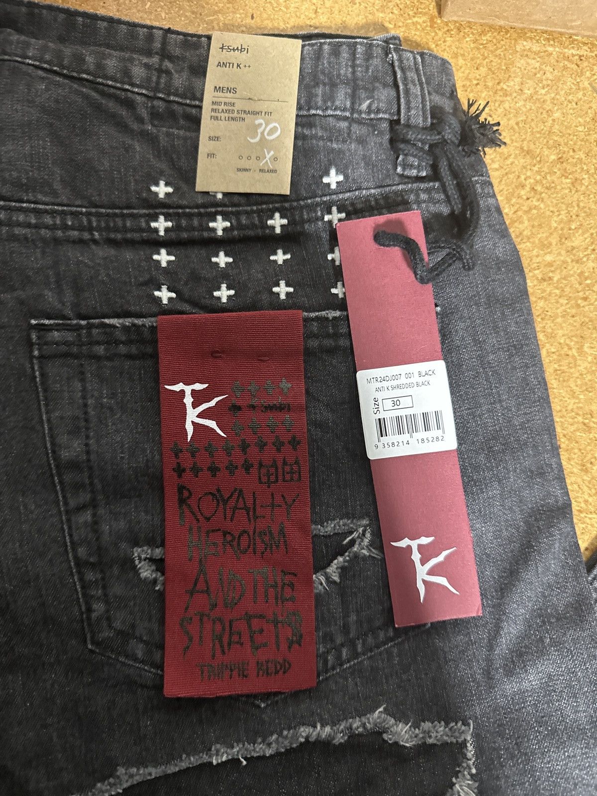 Ksubi Ksubi x Trippie Redd chitch shredded black jeans Size US 30 / EU 46 - 5 Thumbnail