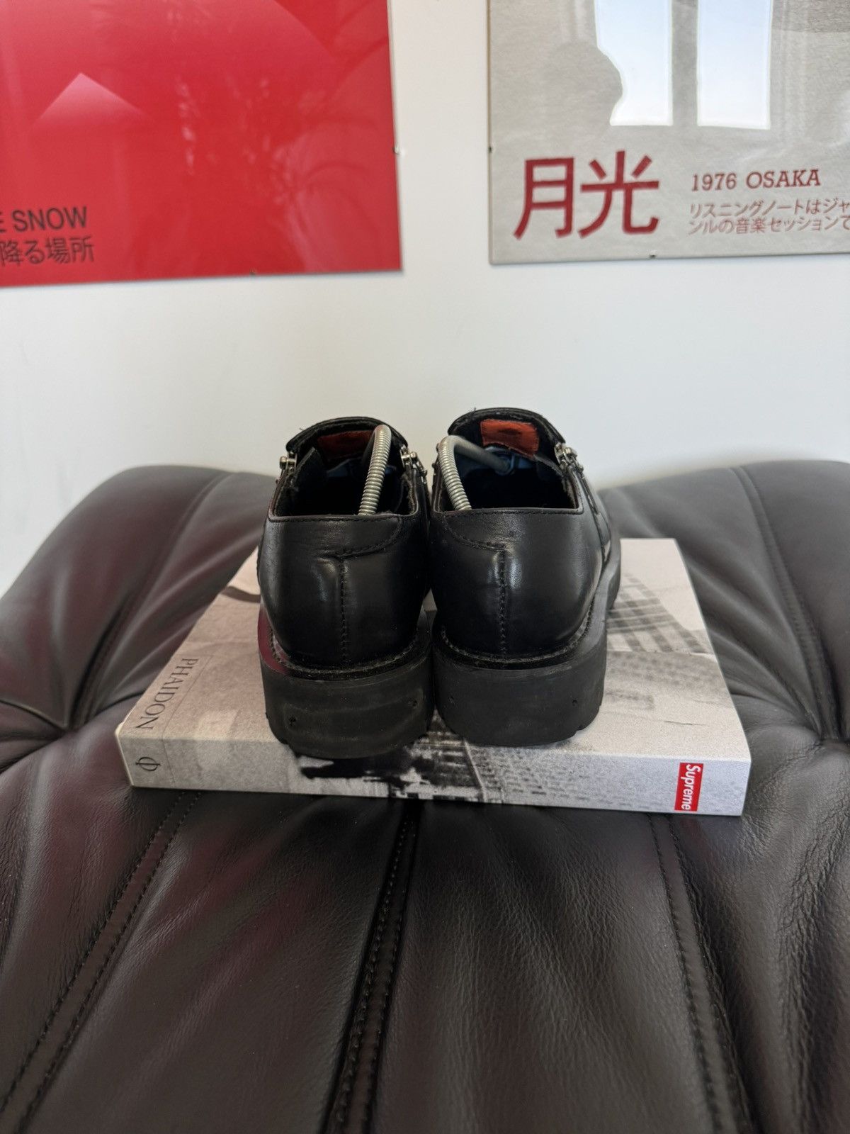 Harley Davidson Vintage Harley Davidson Leather Derby Boots Low Avant Garde Size US 8.5 / EU 41-42 - 5 Thumbnail