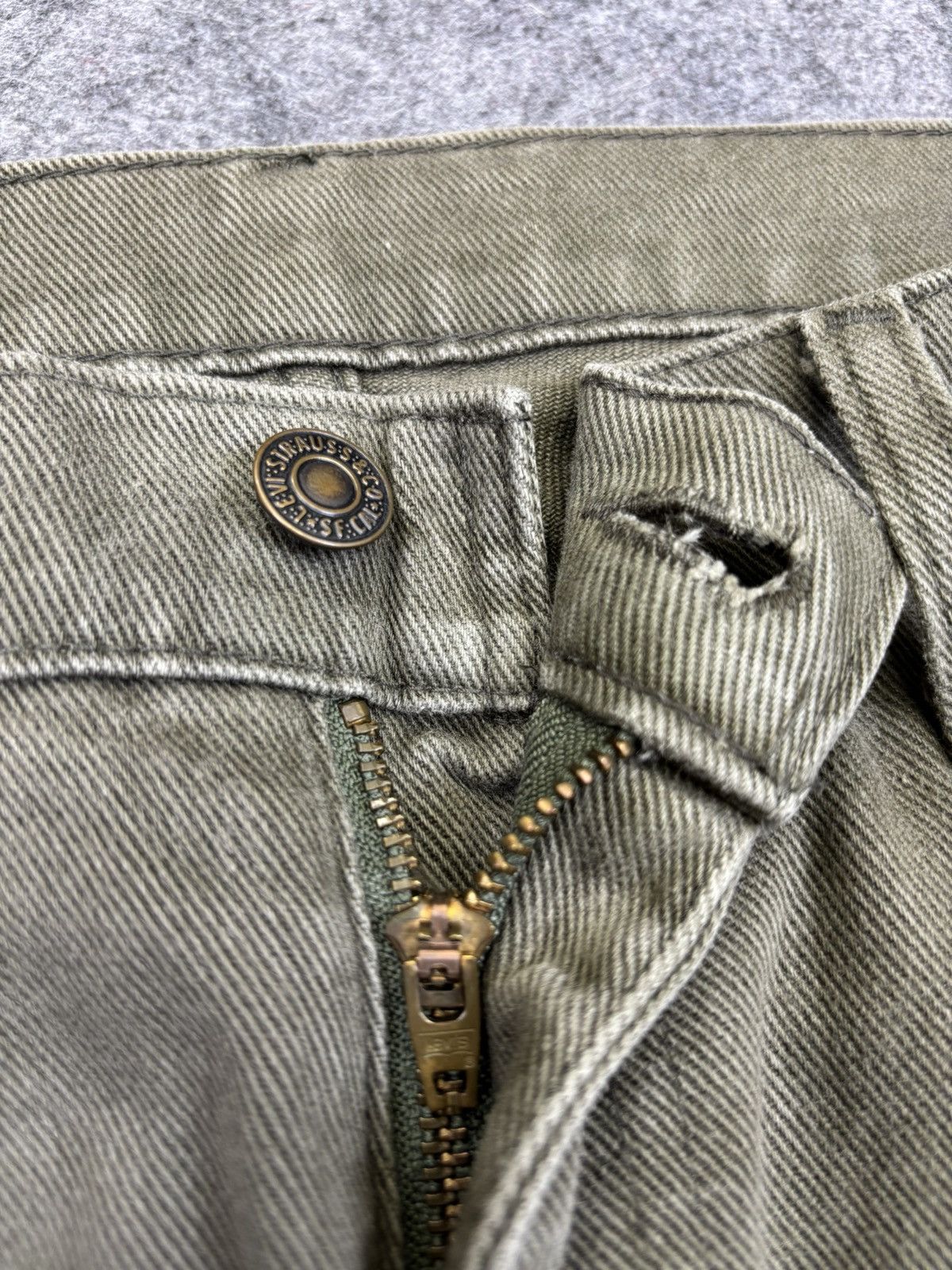 Levi's Vintage y2k Levis 607 Japan Made Orange Tab Denim F735 Size US 34 / EU 50 - 8 Thumbnail
