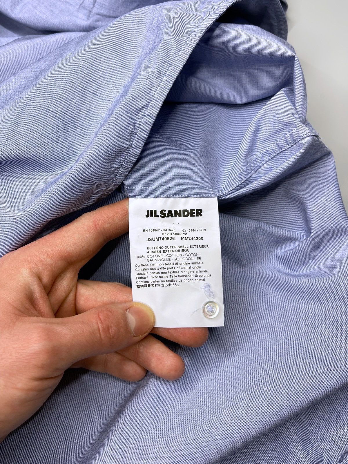 Jil Sander Jil Sander Oversize Button Up Shirt Size US M / EU 48-50 / 2 - 8 Thumbnail