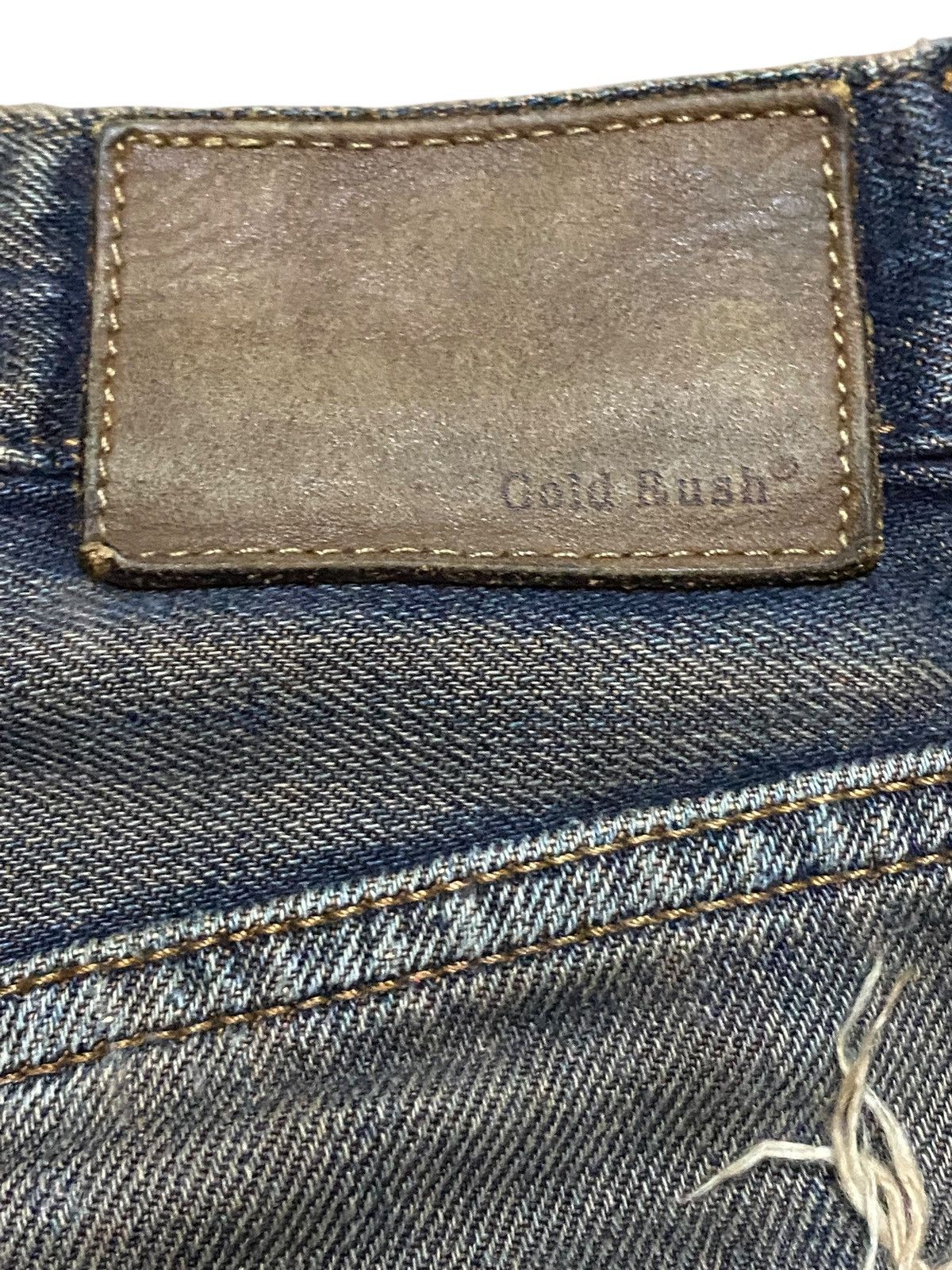 Japanese Brand Vintage Gold Rush Mud Wash Distressed Baggy Jeans Size US 31 - 10 Thumbnail