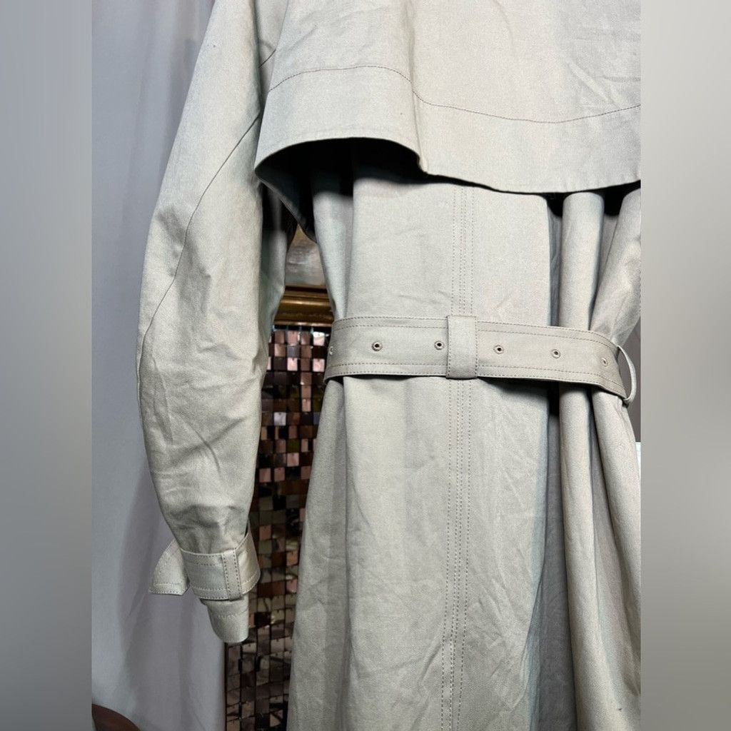 Feng Chen Wang Feng Chen Wang Beige Double Layer Modified Trench Size M Size US M / EU 48-50 / 2 - 5 Thumbnail