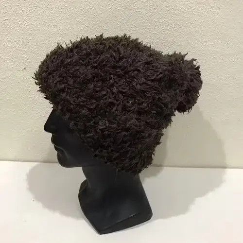 Other Japanese Brand Fleece Beanie Hat Size ONE SIZE - 3 Thumbnail