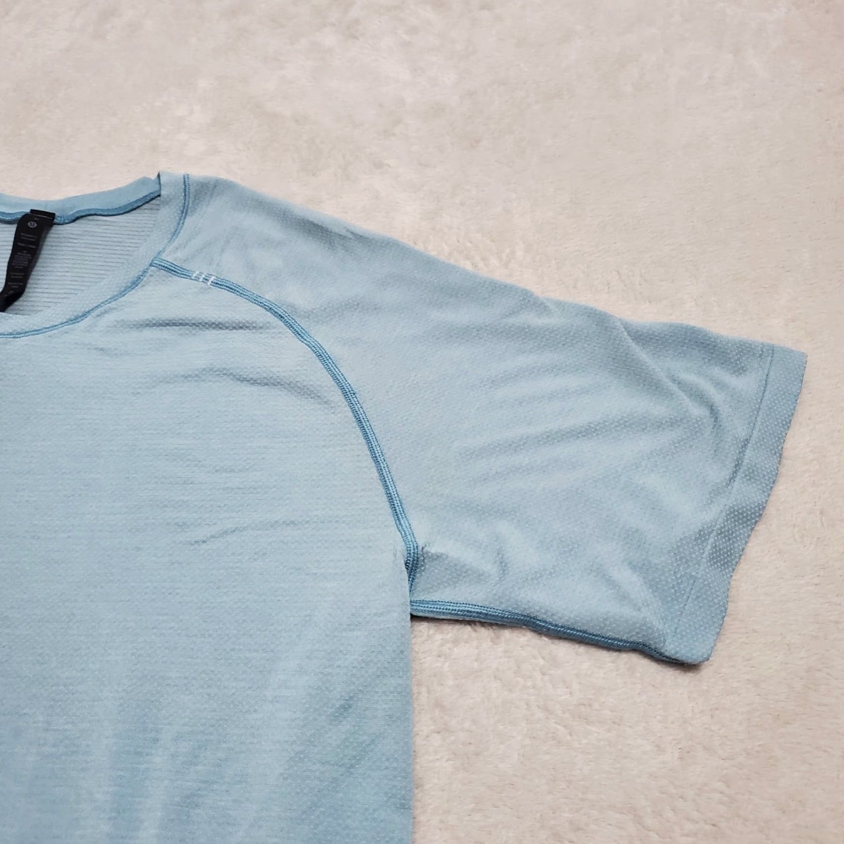 Lululemon Lululemon Shirt Men XL Blue Metal Vent Tech 2.0 Short Sleeve Performance Tee Size US XL / EU 56 / 4 - 5 Thumbnail