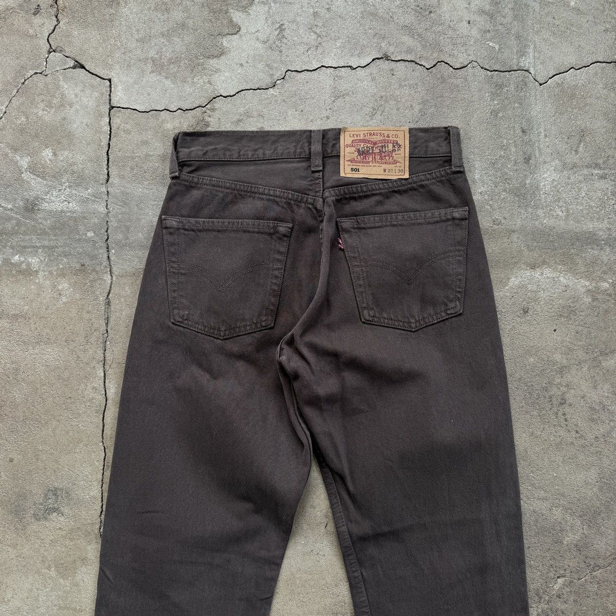 Levi's Vintage Levis 501 USA Brown Denim Size 27" / US 4 / IT 40 - 5 Thumbnail