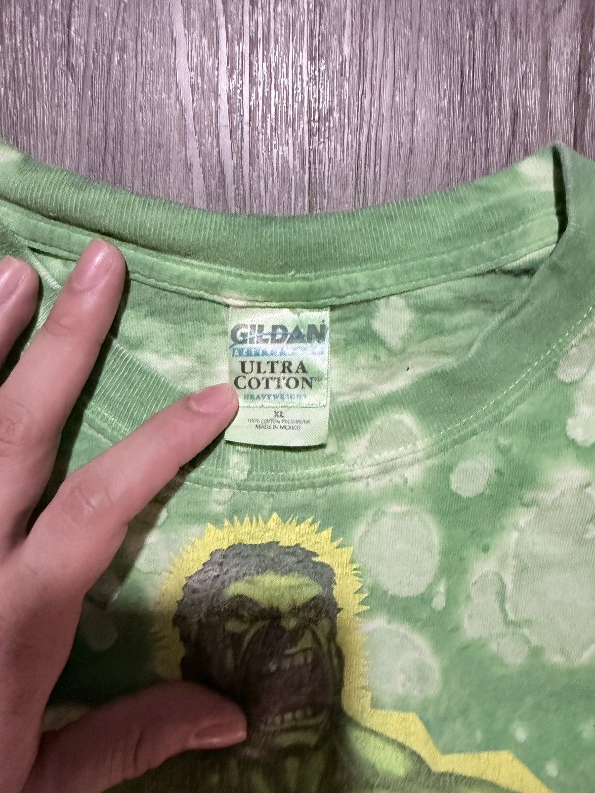 Vintage Vintage Marvel The Incredible Hulk Shirt Kraft 2003 Size US XL / EU 56 / 4 - 2 Thumbnail