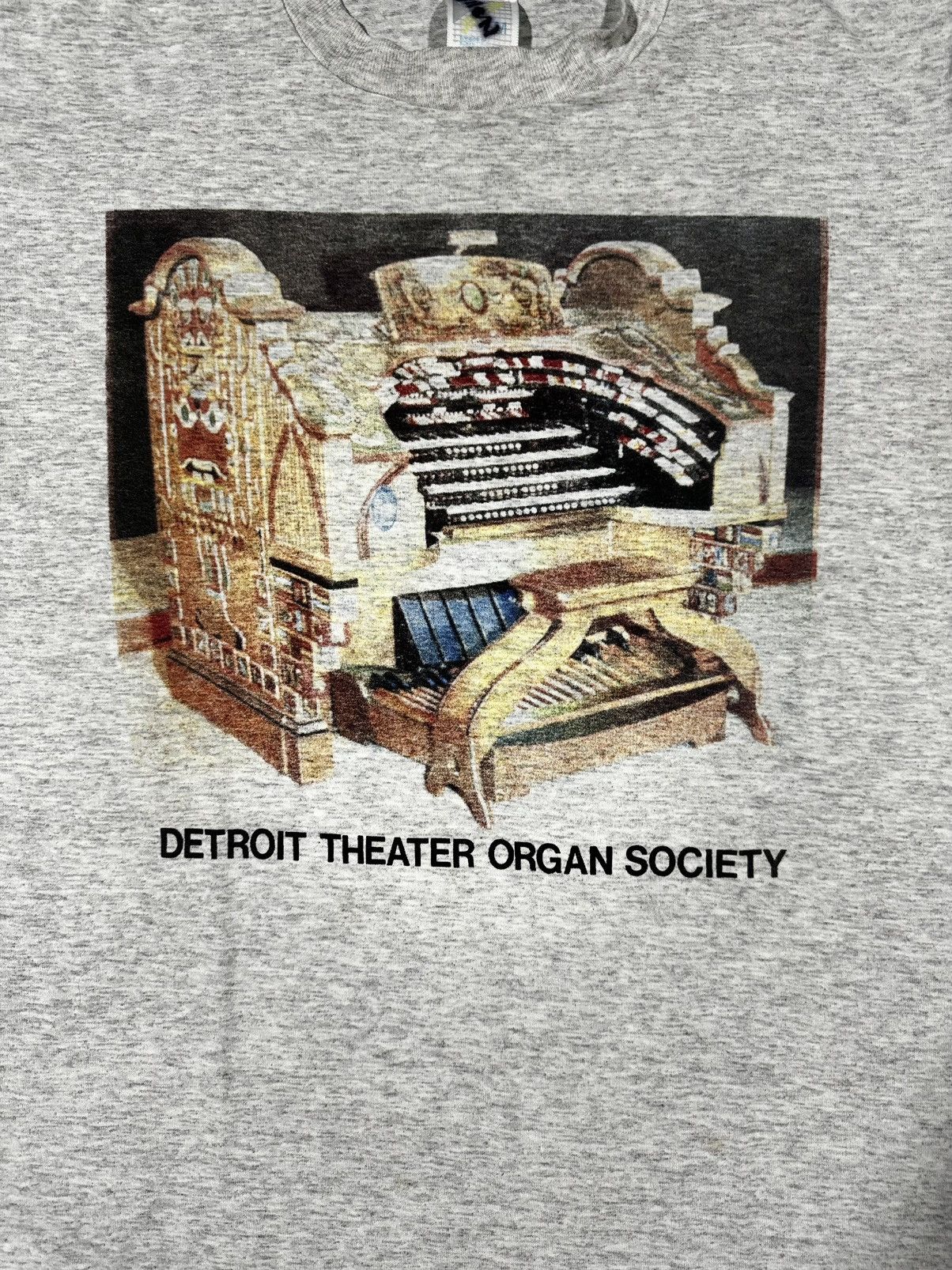 Vintage Vintage 1990s Detroit Theater Organ Society T-Shirt Size US M / EU 48-50 / 2 - 2 Preview