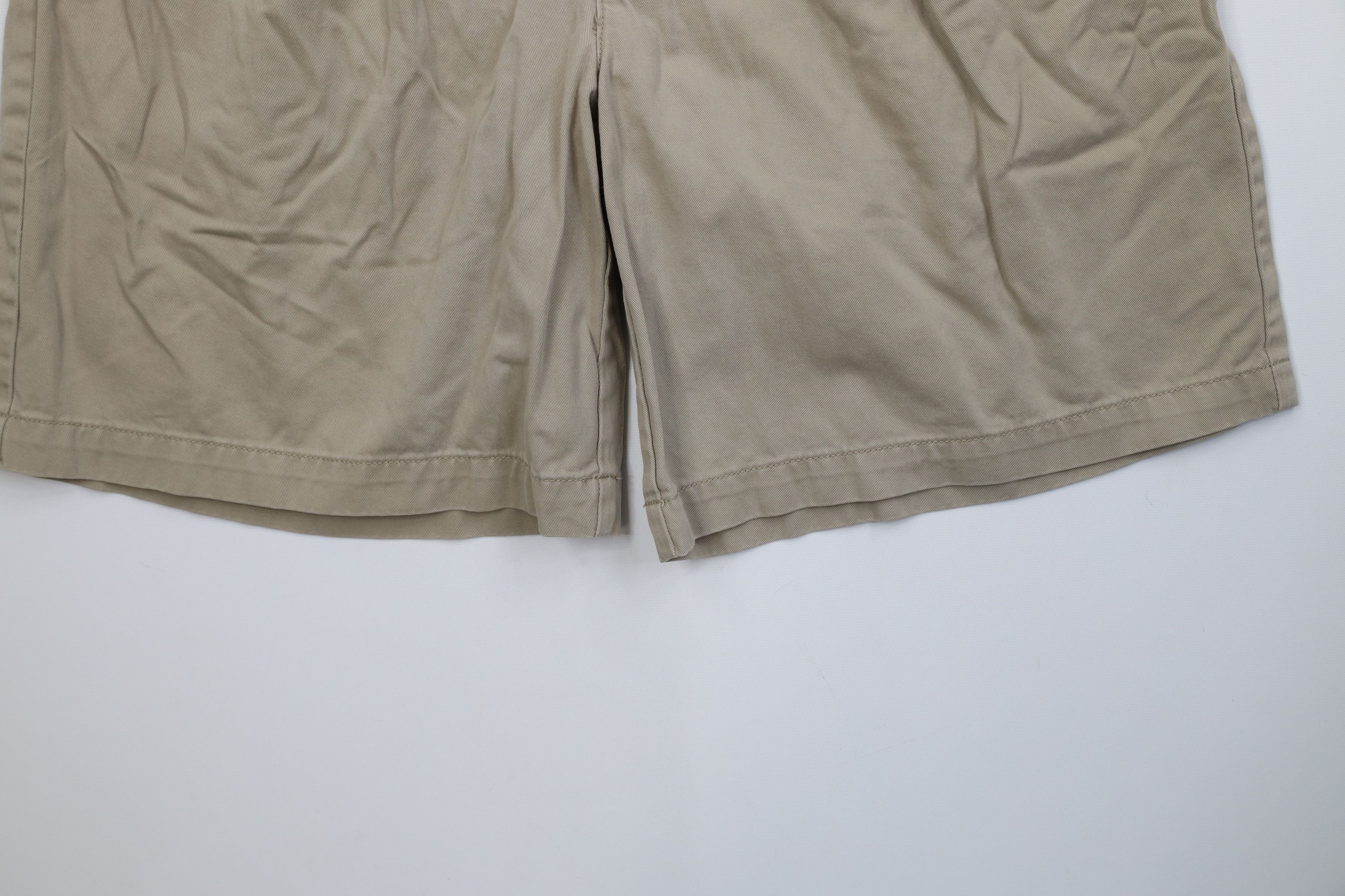 Ralph Lauren Vintage 90s Ralph Lauren Above Knee Chino Shorts Beige Size US 36 / EU 52 - 4 Thumbnail
