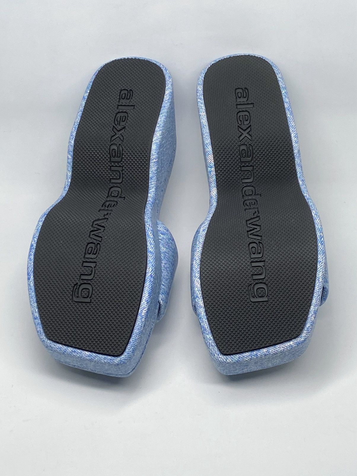 Alexander Wang Alexander Wang Denim Print Leather Platform Sandals size 38 Size US 8 / IT 38 - 11 Thumbnail