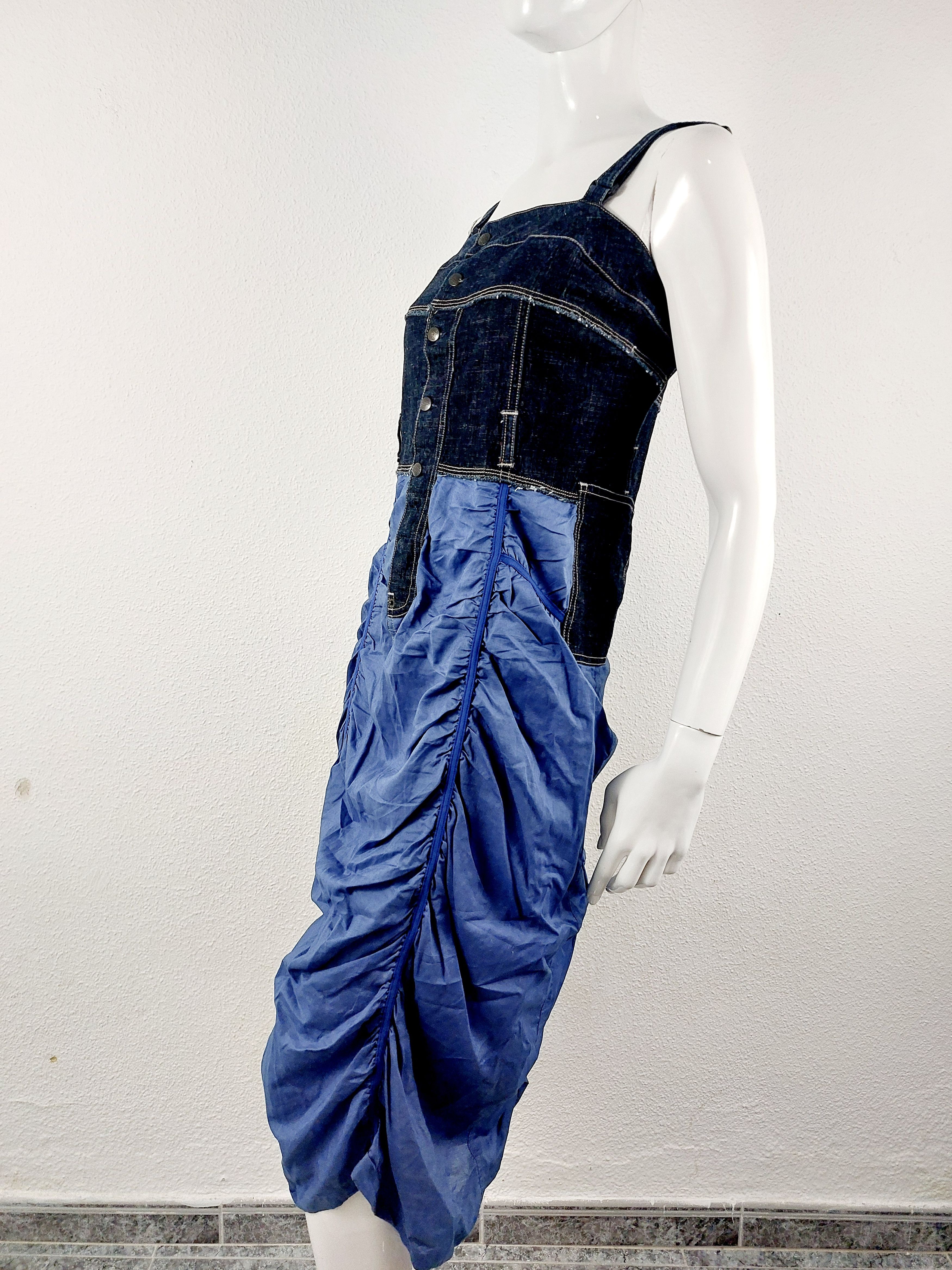 Marithe + Francois Girbaud Marithé + François Girbaud Parachute Tactical Ruffled Dress Size XS / US 0-2 / IT 36-38 - 7 Thumbnail