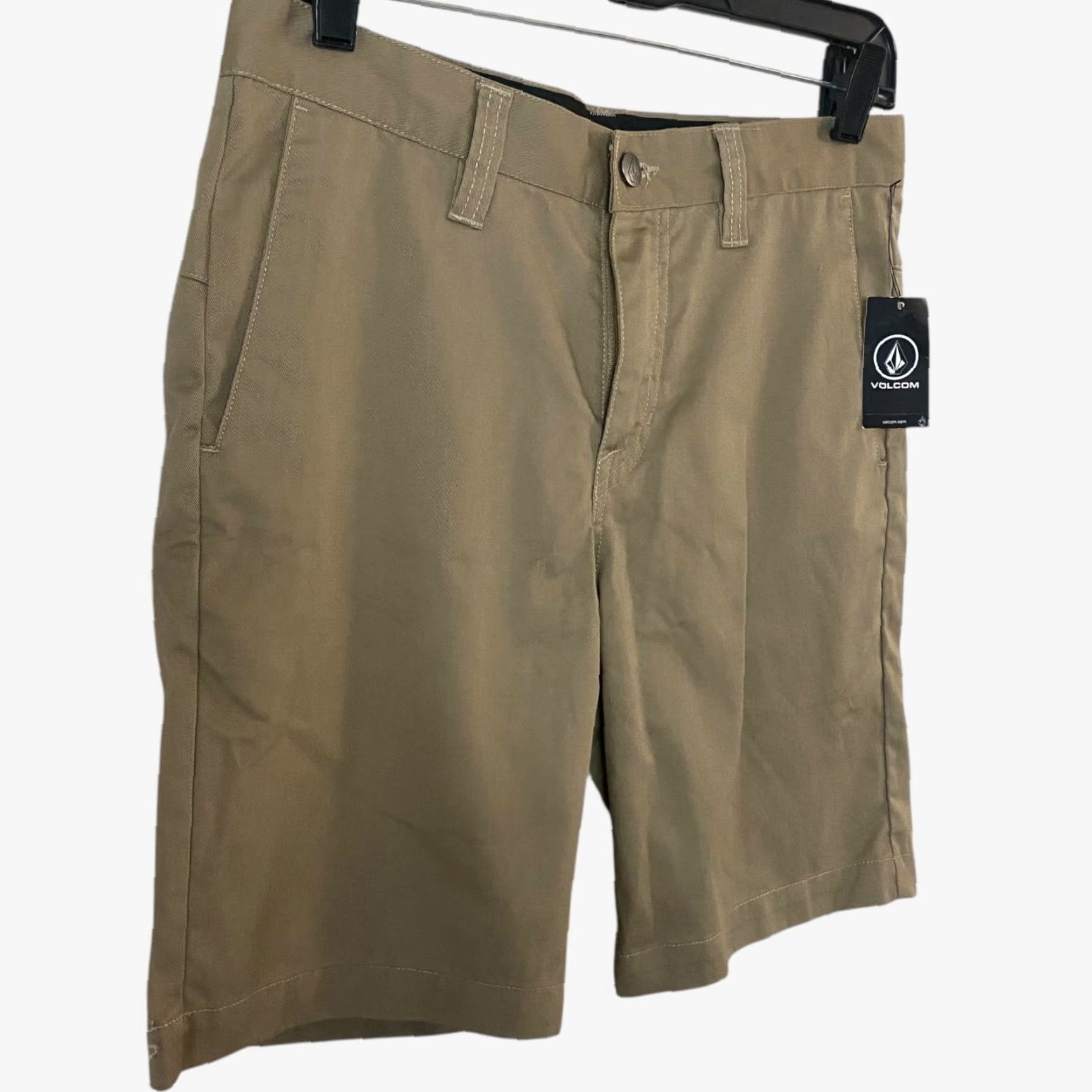 Volcom VINTAGE Volcom Vmonty Twill Chino Short Tan Men's 29 Casual Skateboarding New Size US 29 - 3 Thumbnail
