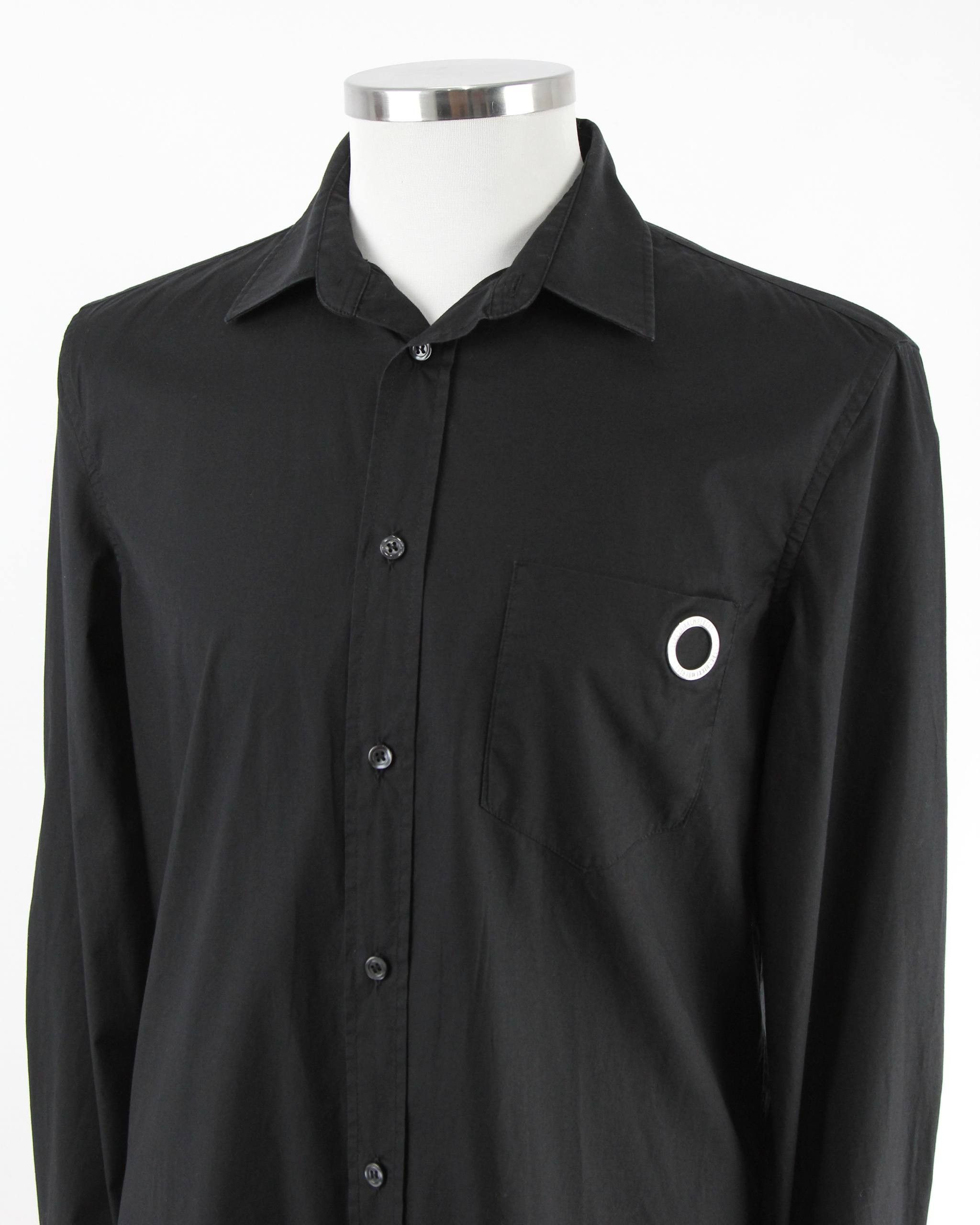 Dirk Bikkembergs BIKKEMBERGS Black shirt with logo Size US L / EU 52-54 / 3 - 4 Thumbnail