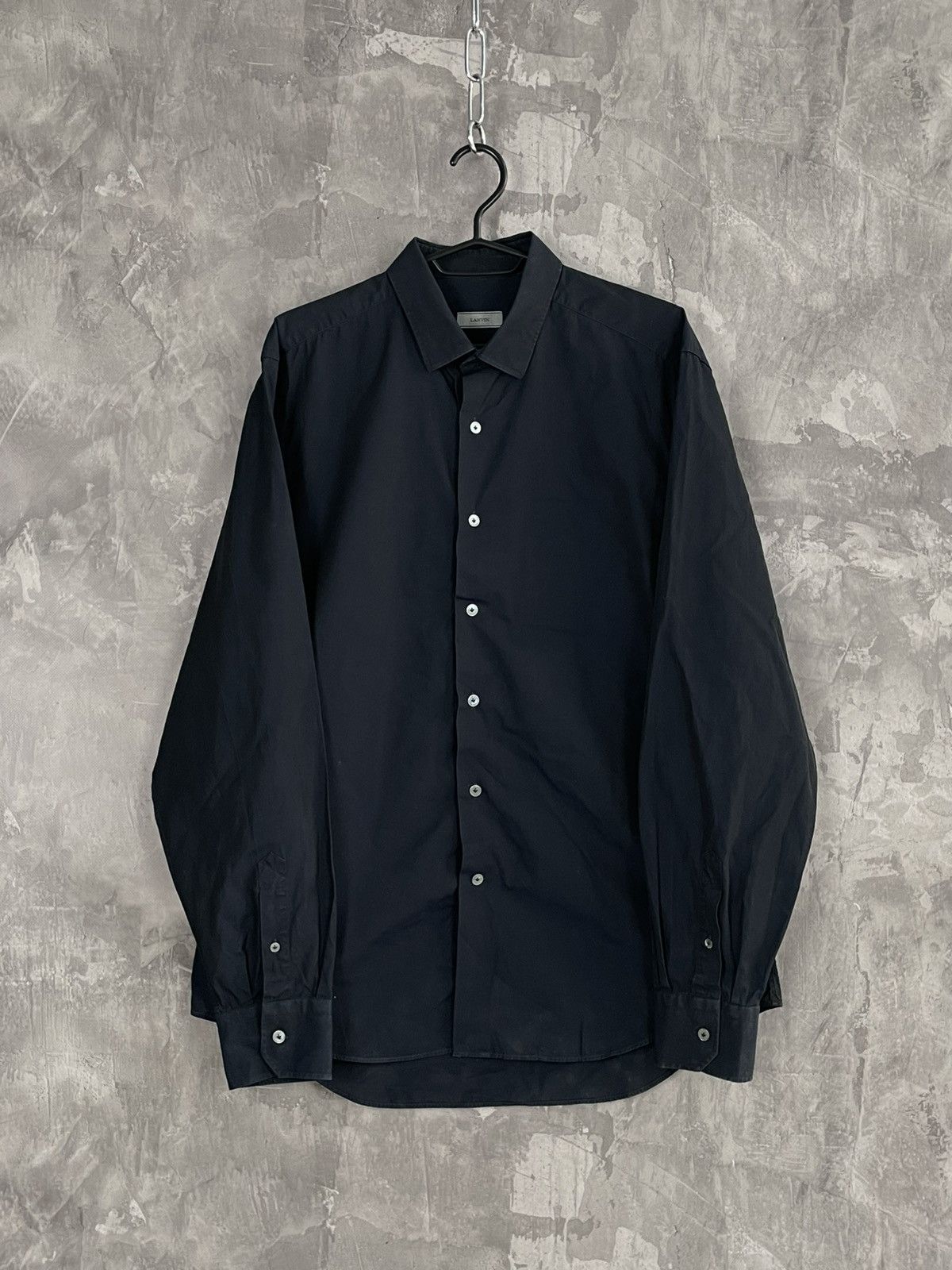 Lanvin × Vintage Lanvin Luxury Y2K Glamour Vintage Shirt Button Up Size US M / EU 48-50 / 2 - 1 Thumbnail