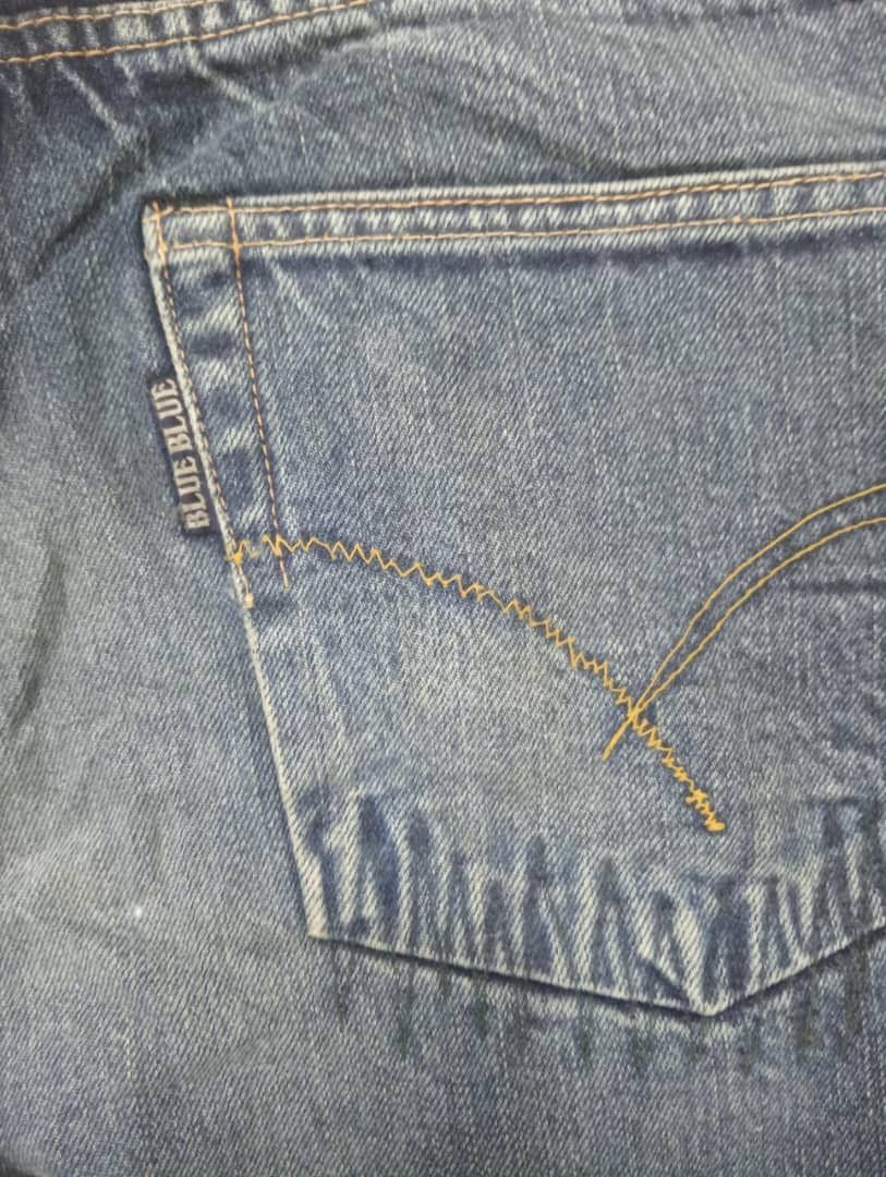 Blue Blue Japan Vintage Distressed Blue Blue Japan Size US 32 / EU 48 - 8 Thumbnail