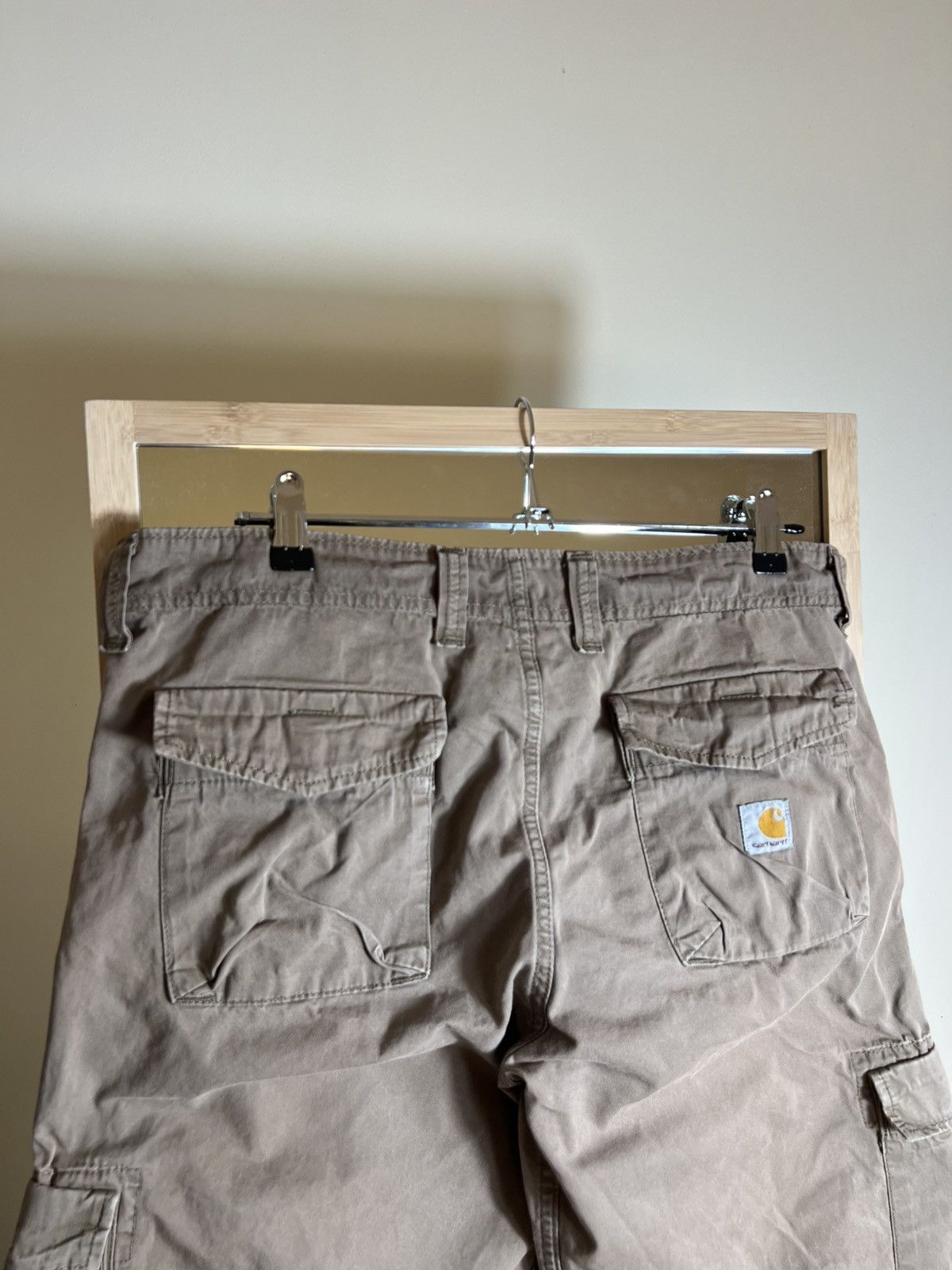 Carhartt Vintage Carhartt Women’s Cargo Shorts Brown Workwear Utility Size 32" / US 10 / IT 46 - 4 Thumbnail