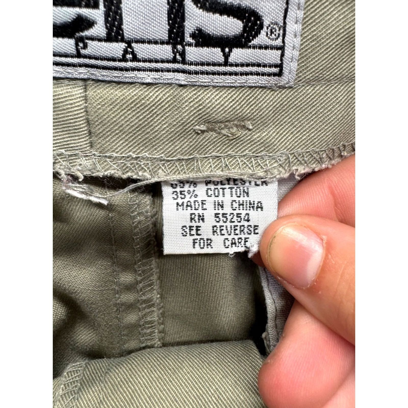 Vintage VINTAGE Mens Company Khaki Pleated Chino Trousers 30 Inseam 30 Pants Mens Woman? Size US 30 / EU 46 - 4 Thumbnail