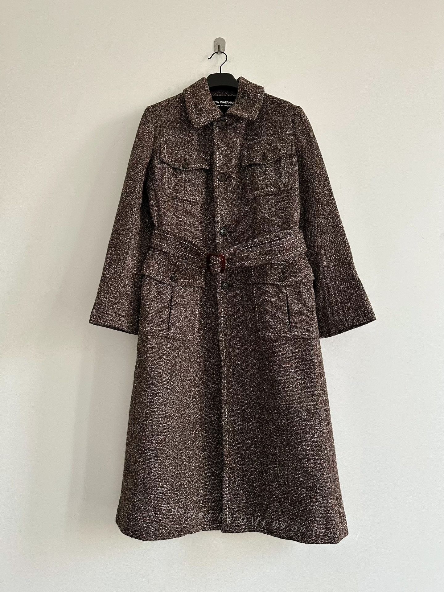 Junya Watanabe Junya Watanabe 2000 Wool Coat Size S / US 4 / IT 40 - 1 Thumbnail