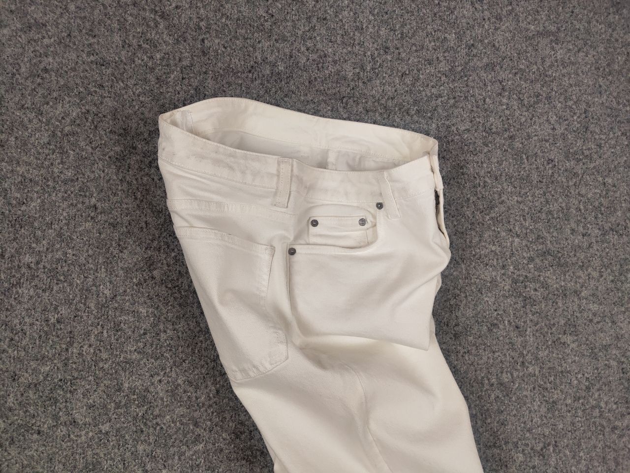 Acne Studios Acne Studios Mello Optic Flared Jeans Vintage White Wash Size 26" / US 2 / IT 38 - 3 Thumbnail