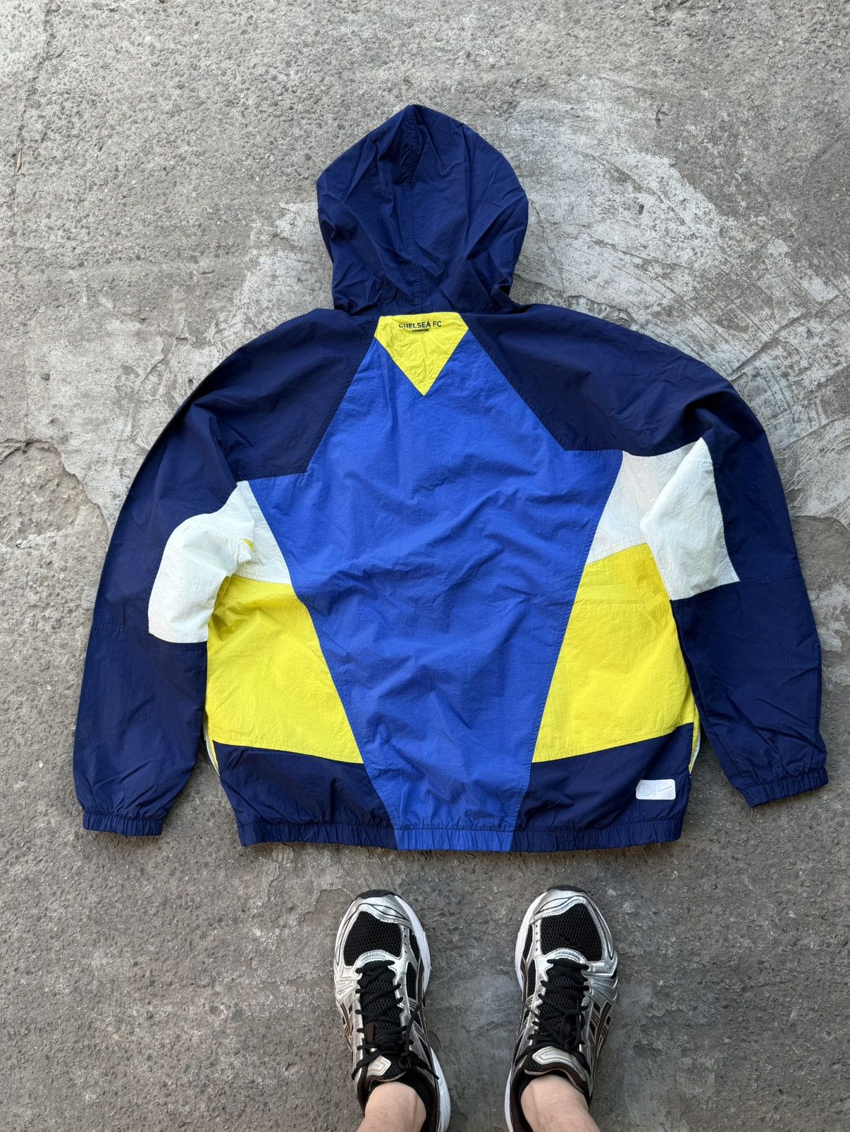 Nike Nike Y2K Chelsea Track Soccer Nylon Blokecore Drill Jacket Size US M / EU 48-50 / 2 - 14 Thumbnail