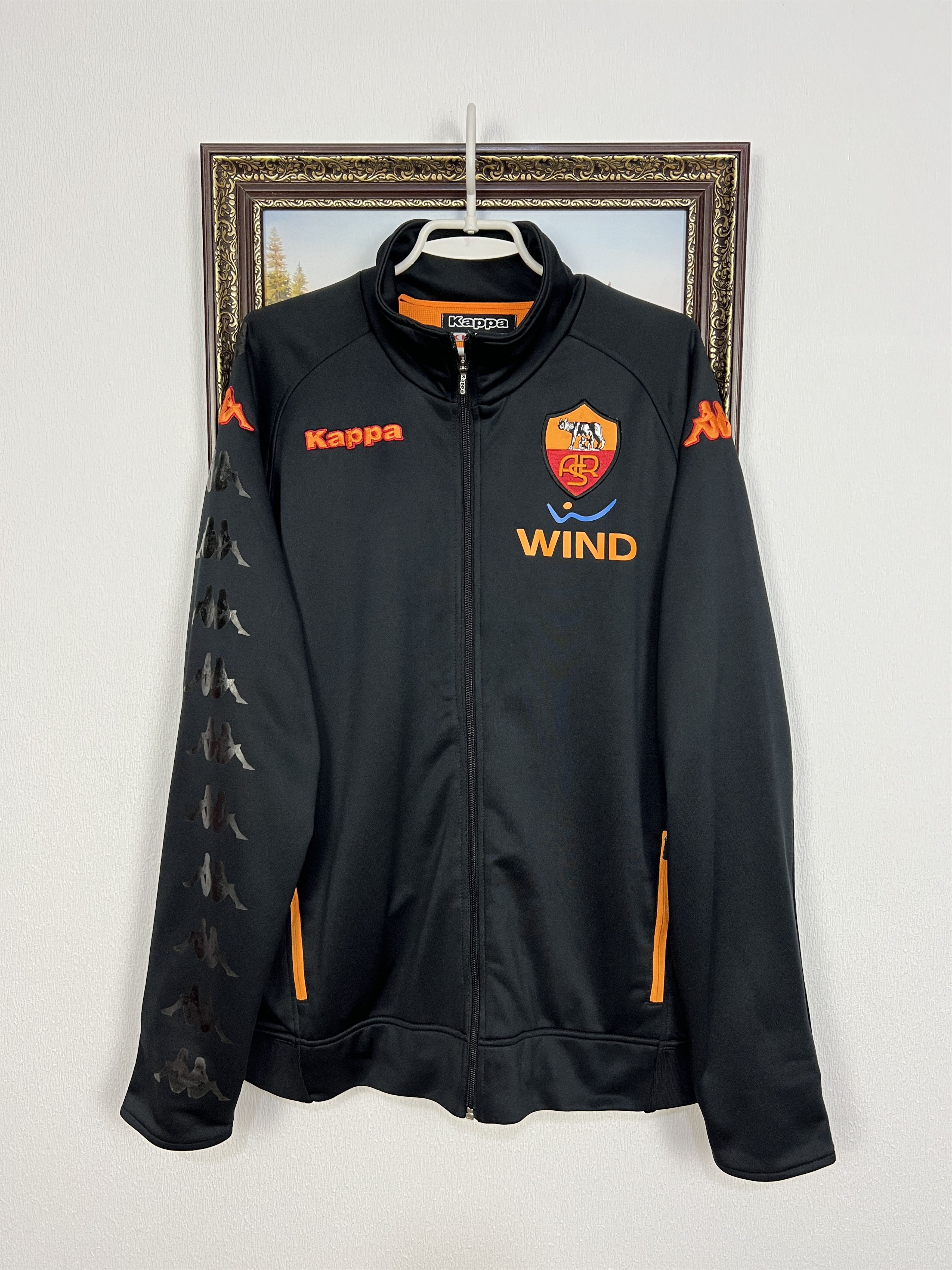 Kappa × Vintage Kappa AS Roma jacket | Grailed