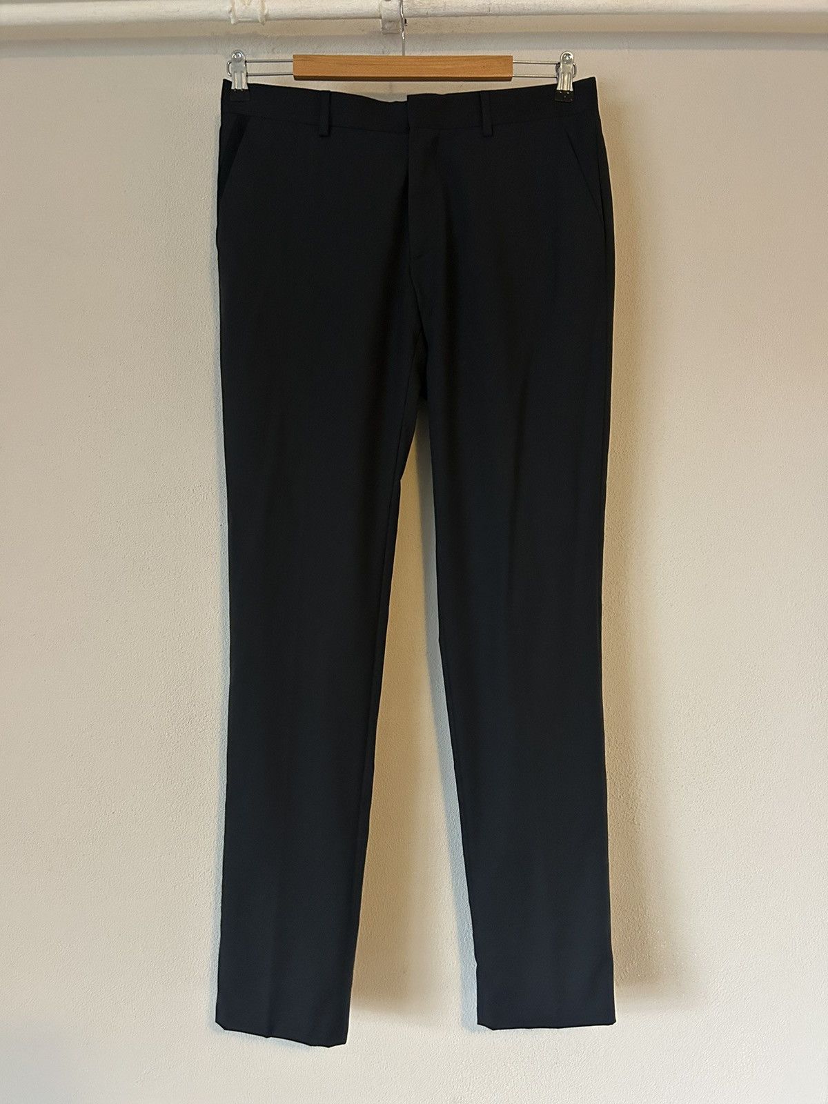 Maison Margiela Maison Martin Margiela Subtle Striped Virgin Wool Trousers Size US 32 / EU 48 - 1 Thumbnail
