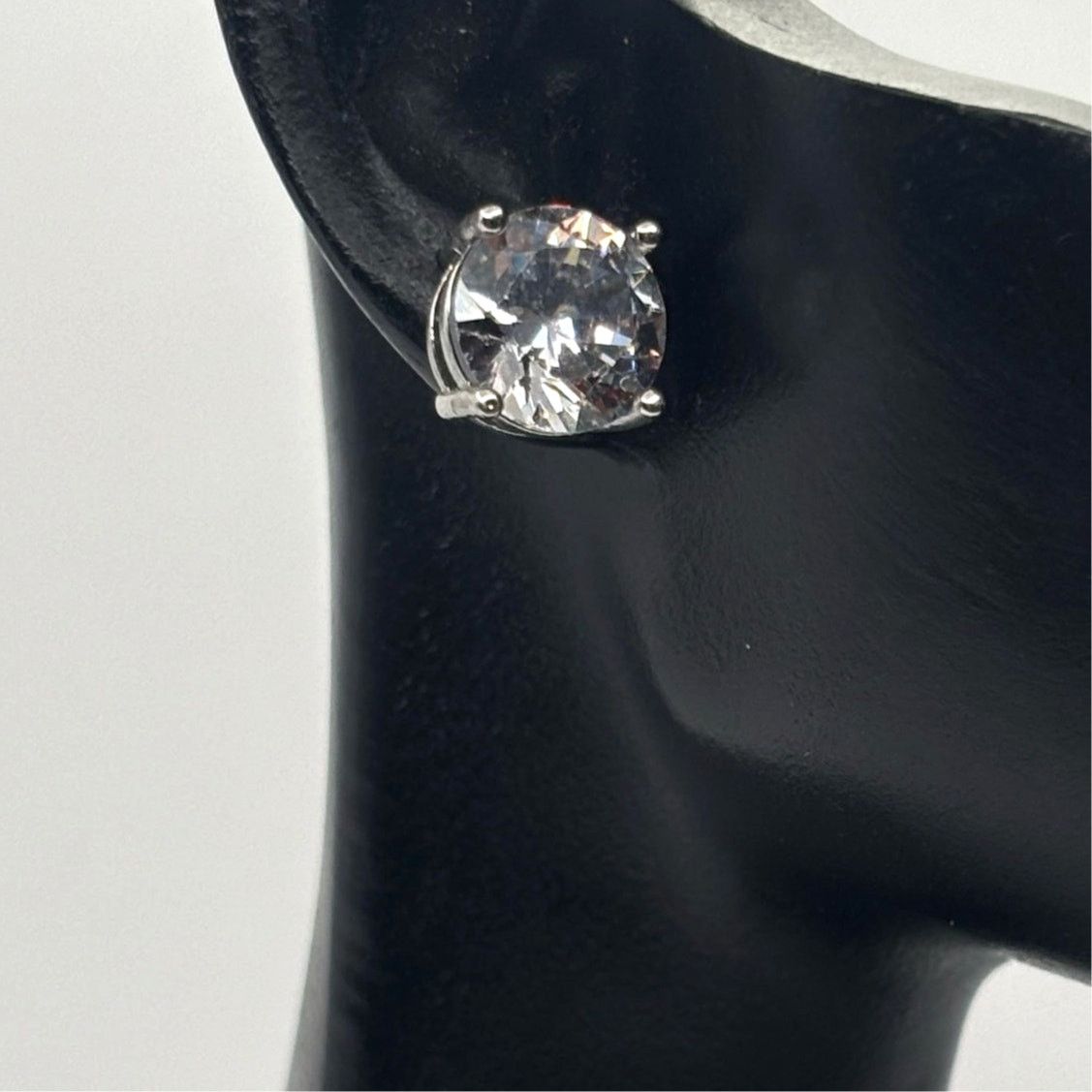 Other Silver Crystal Earrings Size ONE SIZE - 1 Thumbnail