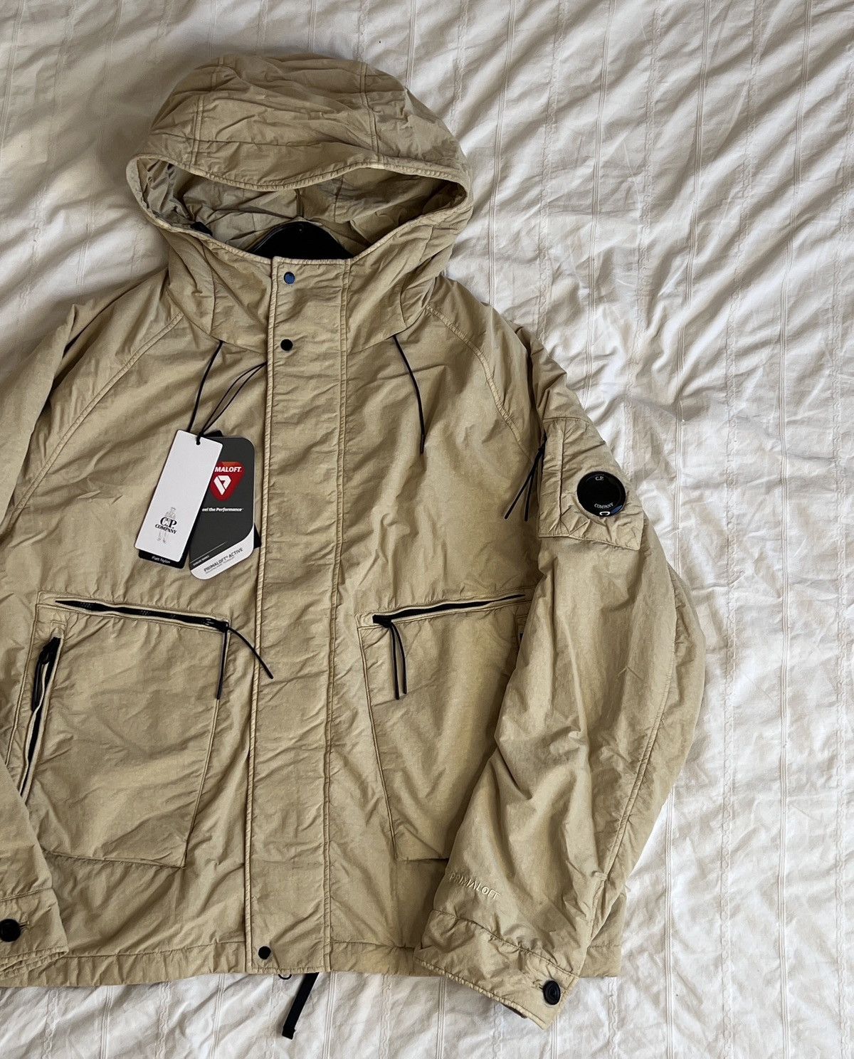 C.P. Company C.P. Company Flatt Nylon Hooded Jacket – Mojave Desert Size US L / EU 52-54 / 3 - 3 Thumbnail