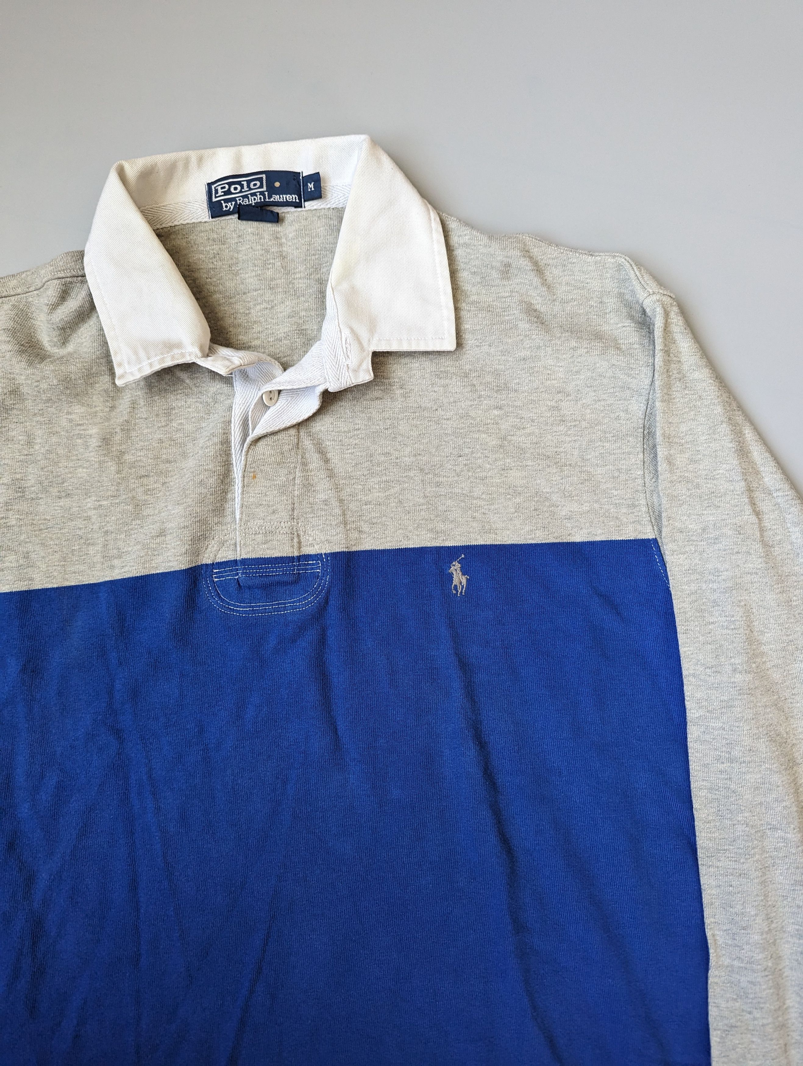 Polo Ralph Lauren Polo Ralph Lauren Rugby Vintage Polo Long Sleeve Size US L / EU 52-54 / 3 - 2 Thumbnail
