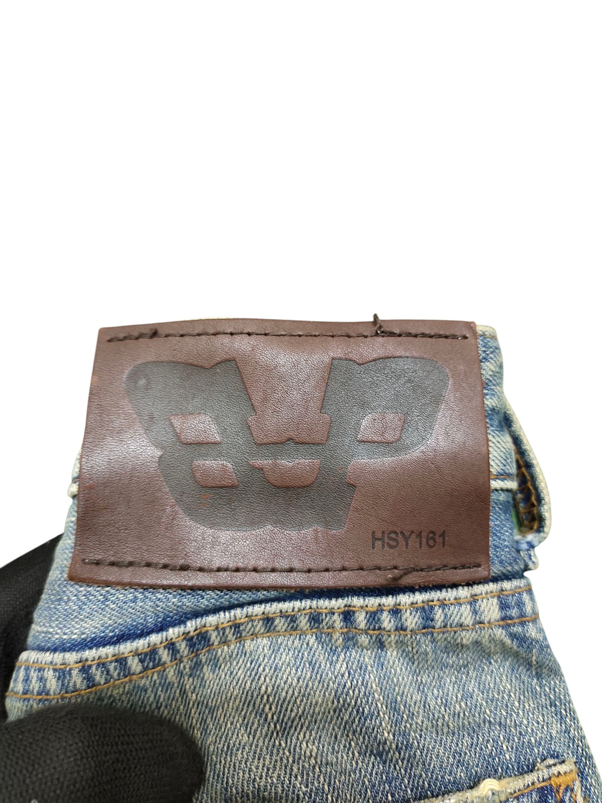 If Six Was Nine Flare Jeans Bonds & Peace Patchwork Distress Denim Bootcut Size US 31 - 10 Thumbnail