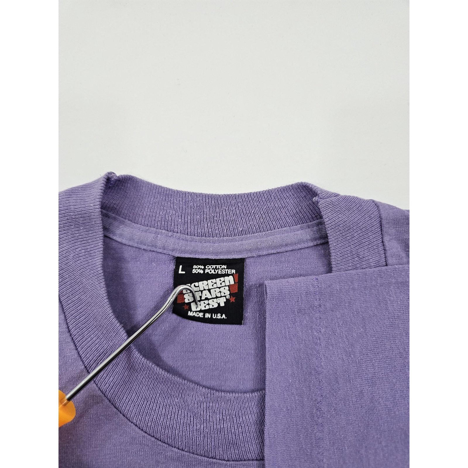 Other Kitty Lover Graphic Tee, Double Sided Lavender T-Shirt M 90s Size US M / EU 48-50 / 2 - 4 Thumbnail