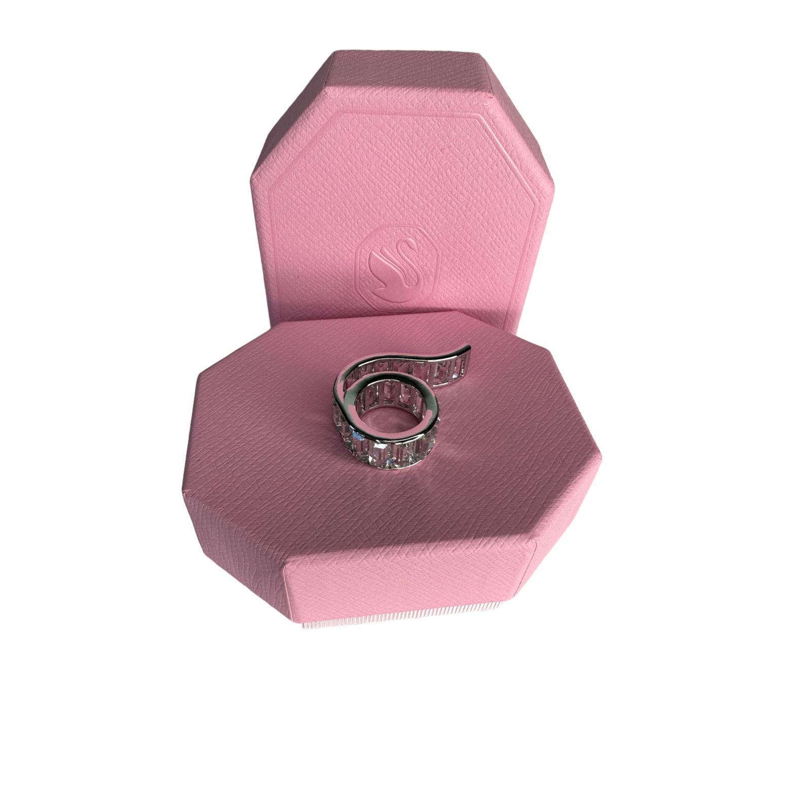 Swarovski Swarovski Matrix ring Baguette cut, White, Rhodium plated 6 Size ONE SIZE - 7 Thumbnail