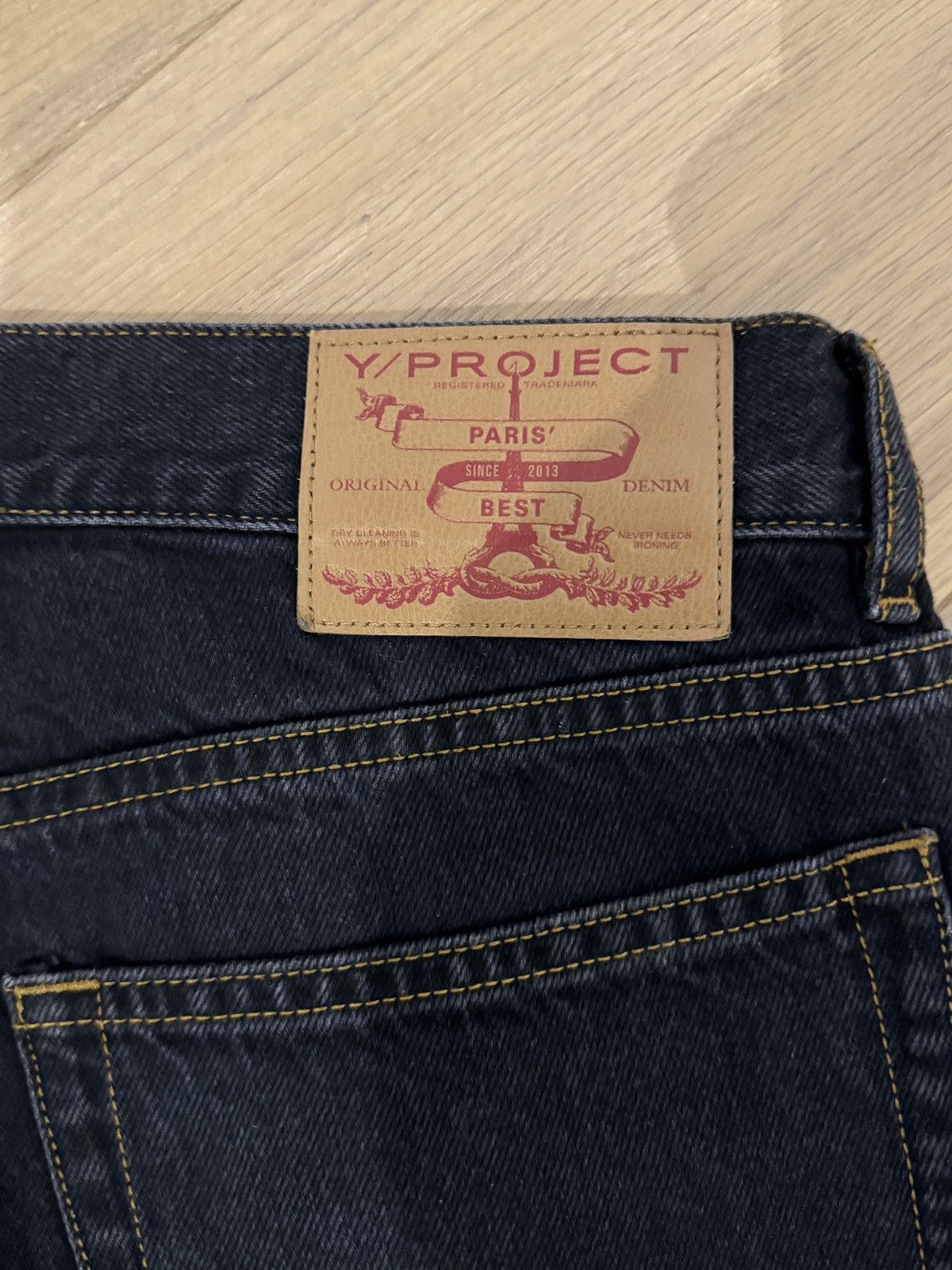 Y/Project Y/Project Black Button Panel Jeans Size US 33 - 4 Thumbnail